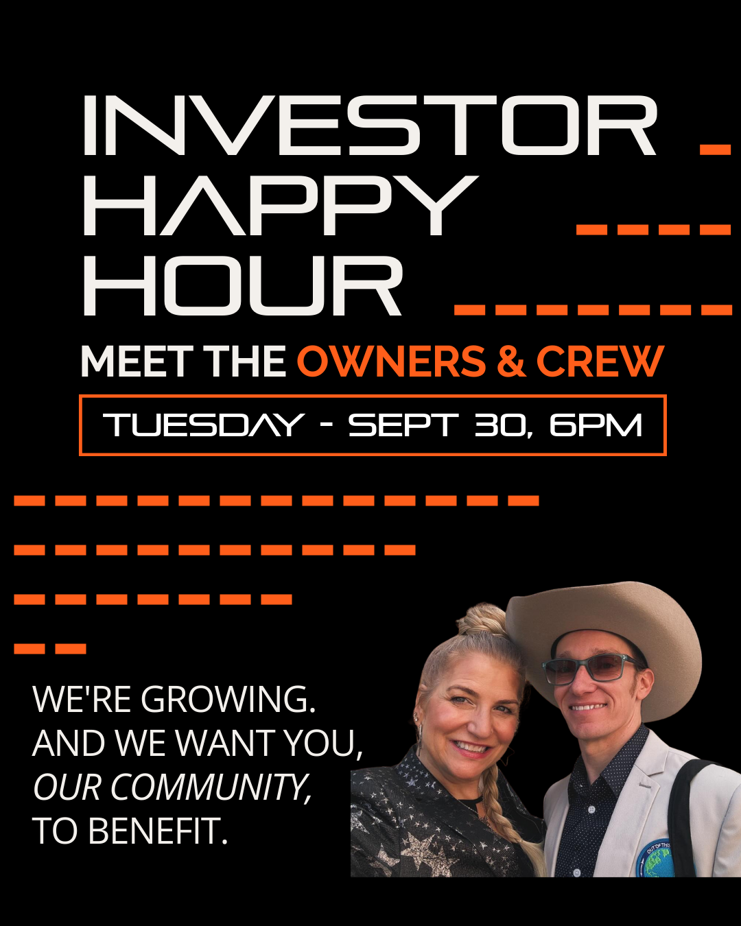 INVESTOR HAPPY HOUR
