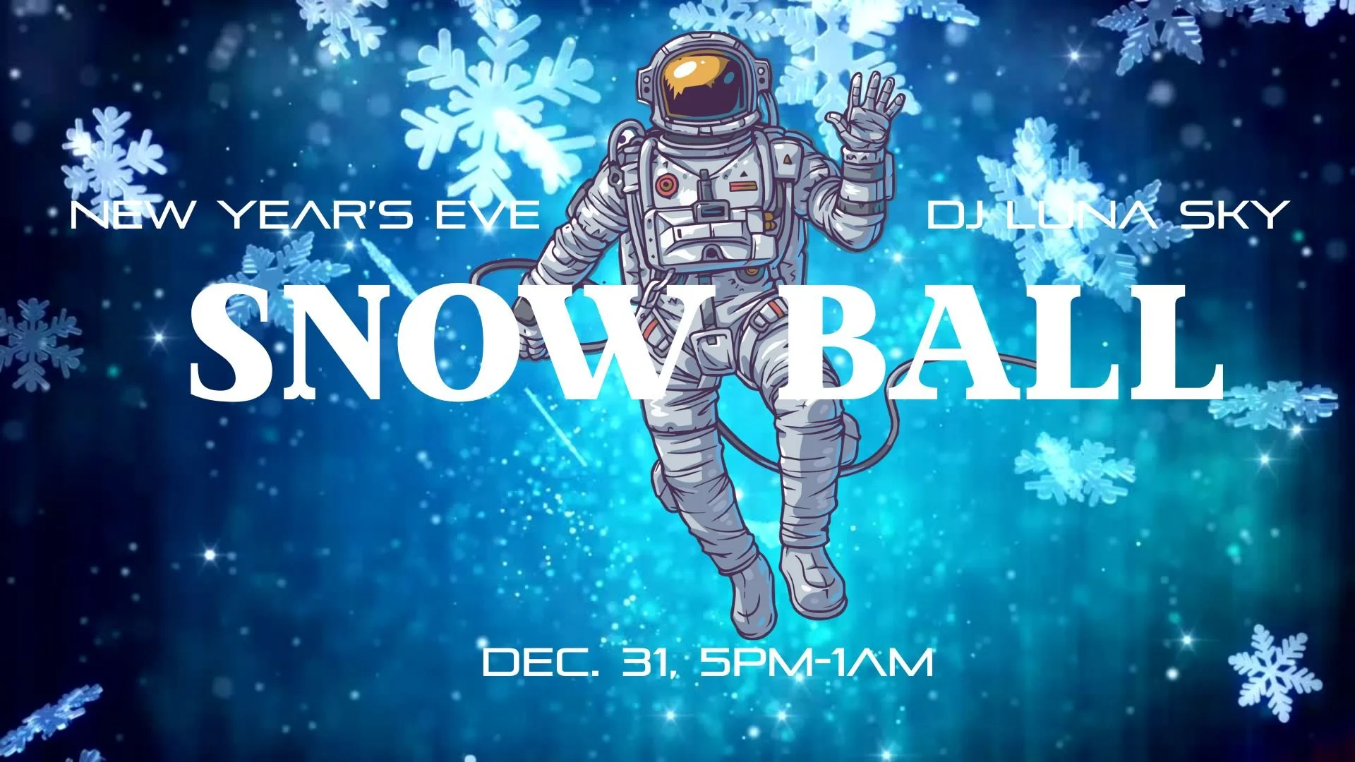 New Year's Eve SNOW BALL!