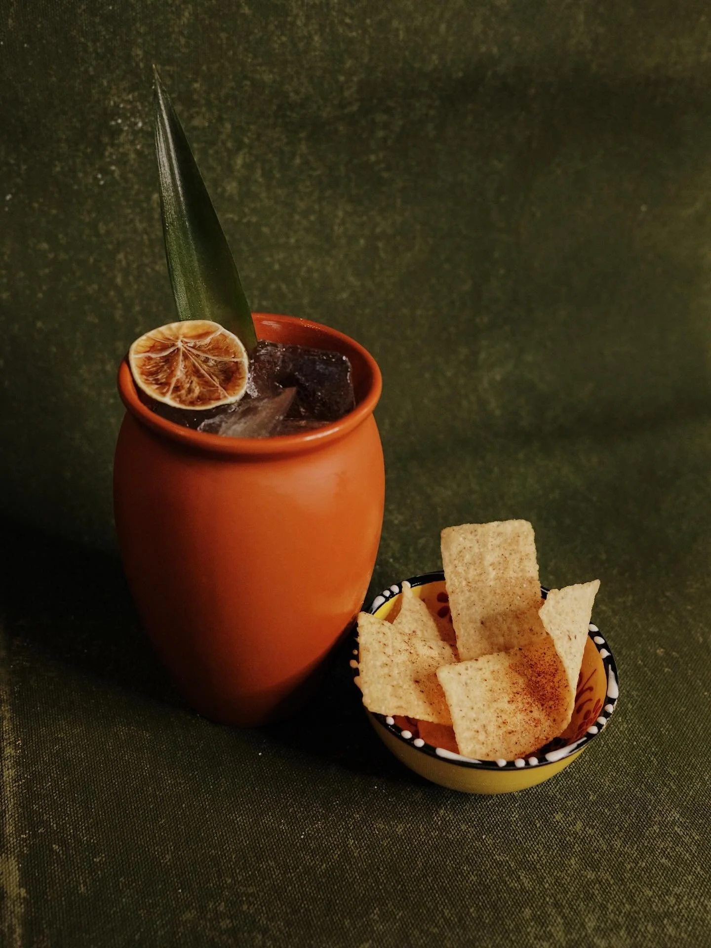 Al Past-Orbit
St. George Green Chile Vodka, Claridad Mezcal, Ancho Reyes Barrica, Giffard Pineapple, Al Pastor Sauce, Lime, Simple | Served with House Seasoned Tortilla Chips

Aboard the SS Oasis, we are 500 years and 500 light years from Earth. We k