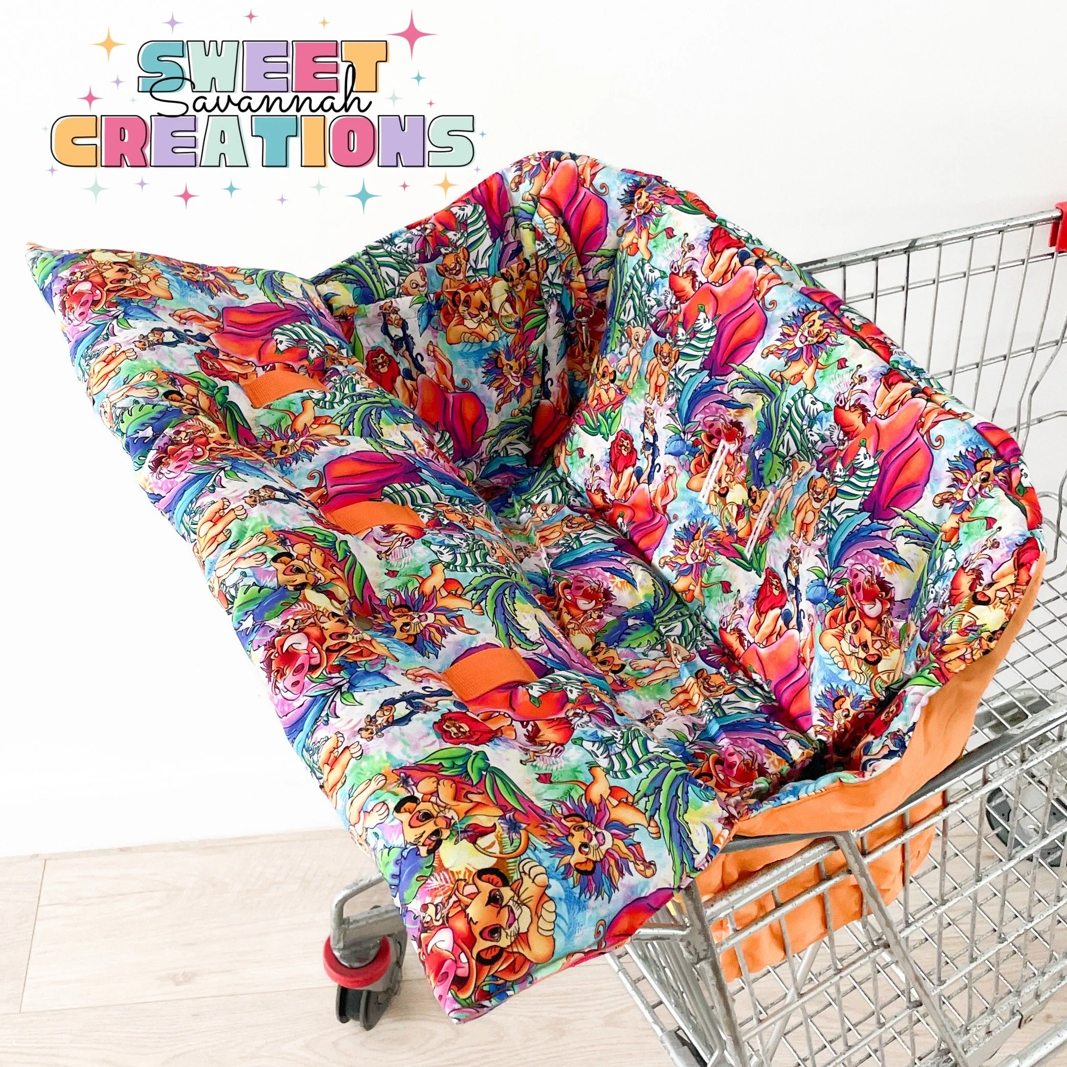 A Lion's Pride - Shopping Trolley Seat Cover - Bright