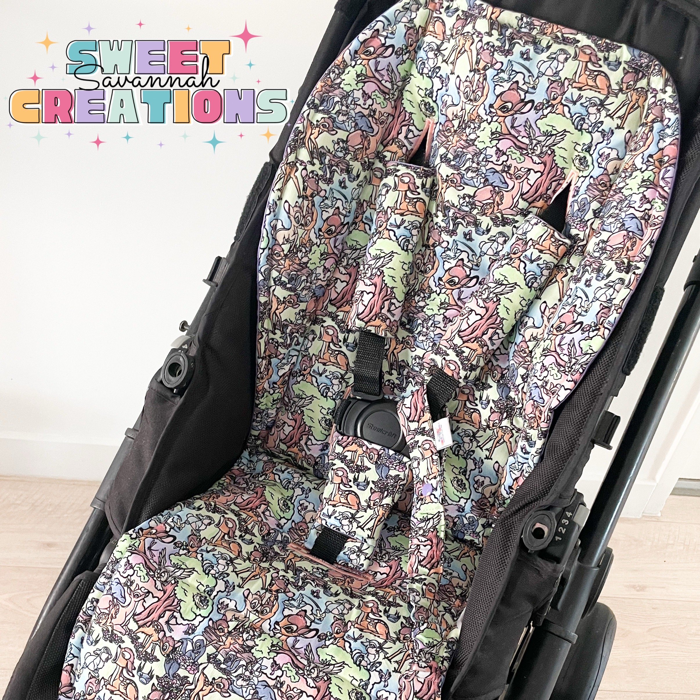 Forest Friends - Universal Pram Liner Set