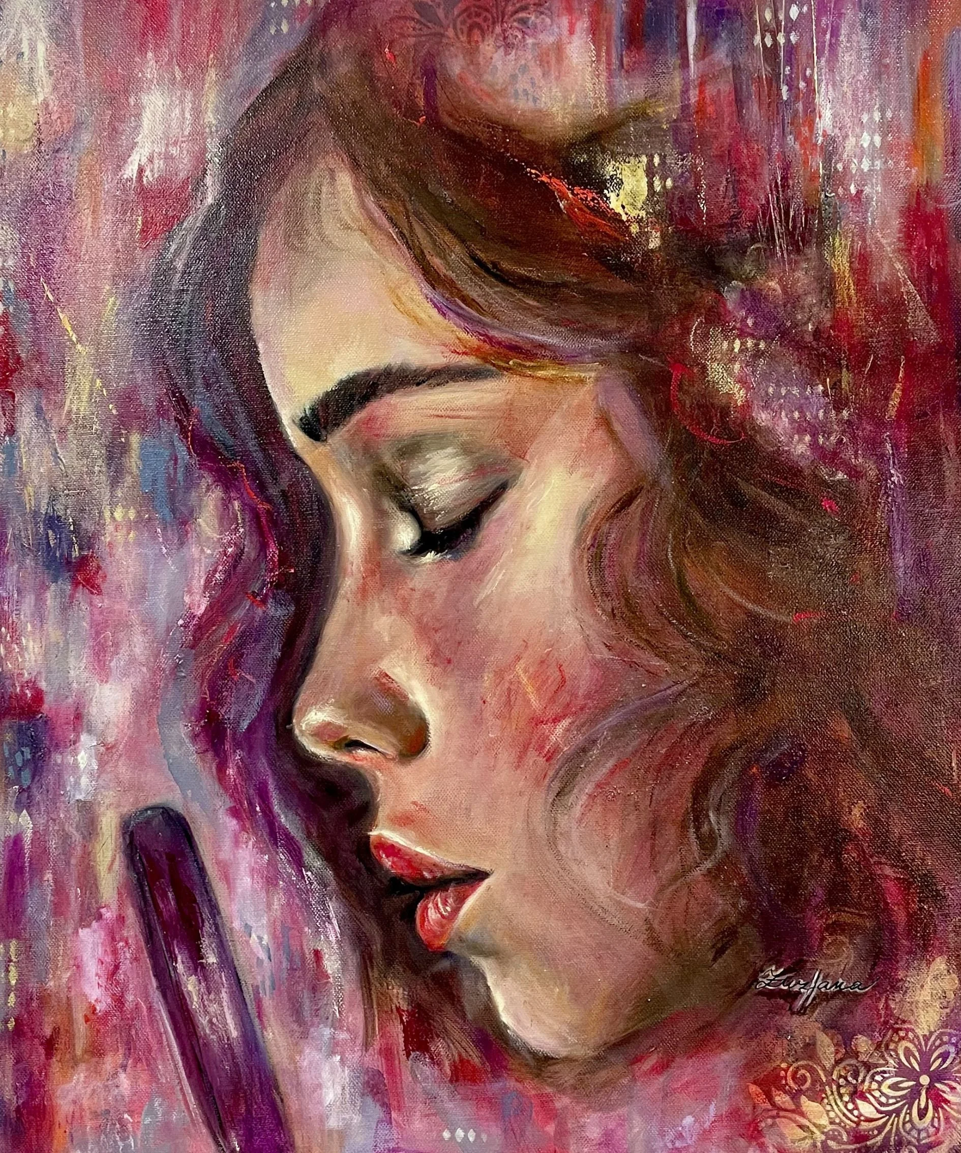 ZuzanaHana_MomentBeforeTheSong_OilOnCanvas_50x60cm.jpg