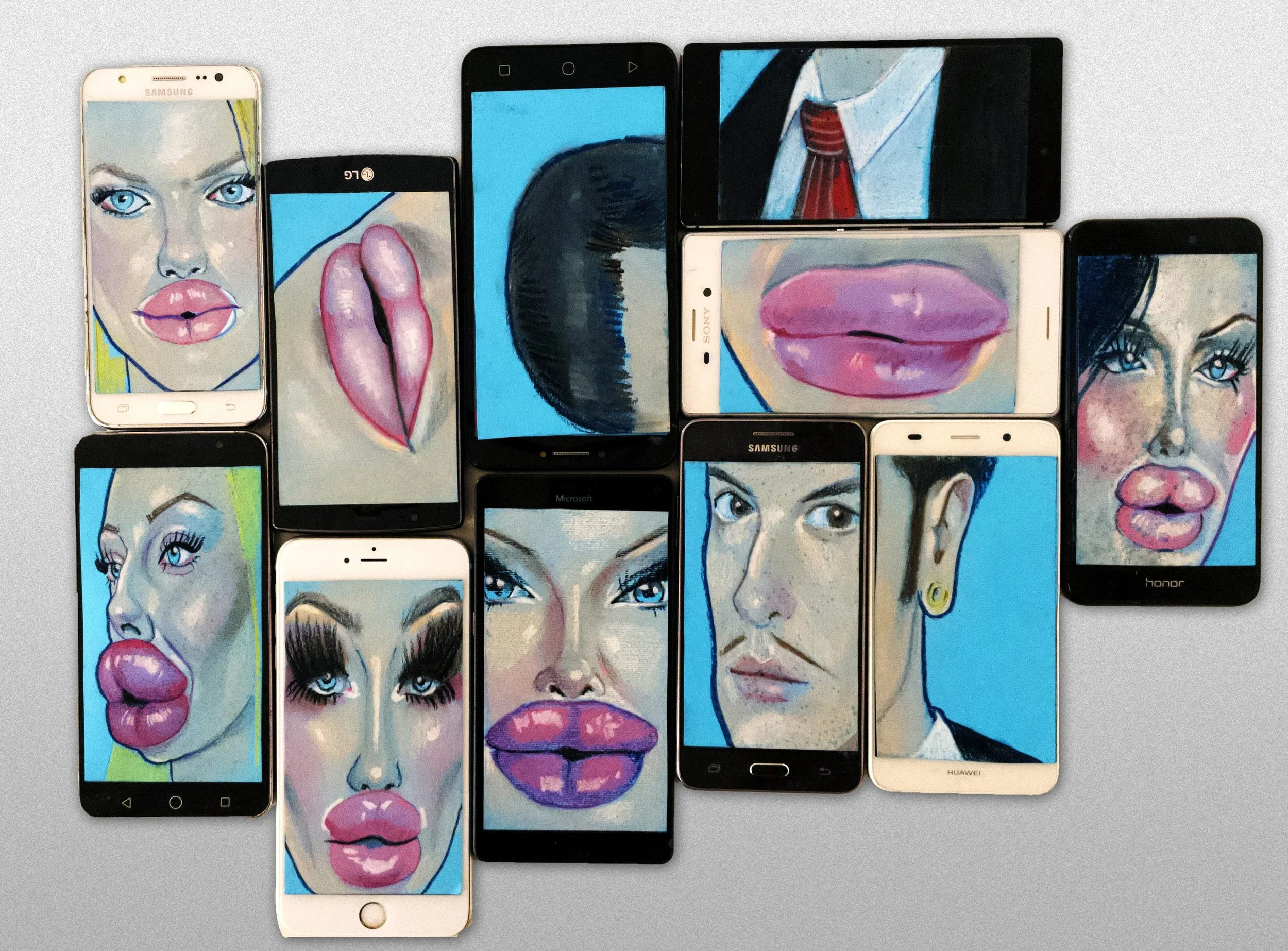 NikolaJeremic_BoldGlamour_SoftPastelsFramedInPhones_46x36cm.jpg