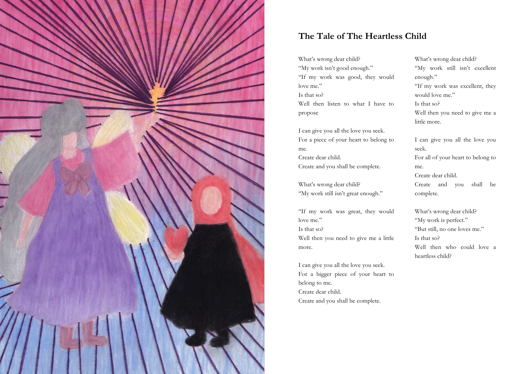 h.m.arafat_The+Tale+of+the+heartless+child+_+pastel+++thread_22.9x30.5.png