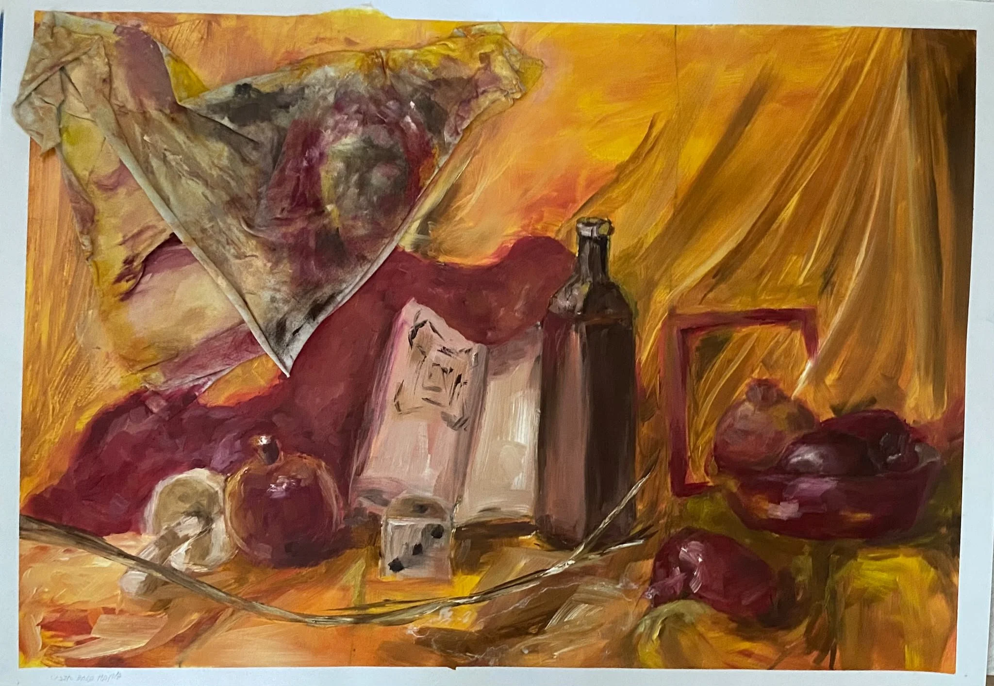 AnaMariaLazar_Still Life With SelfPortrait_OilOnPaper_50x70cm.jpeg