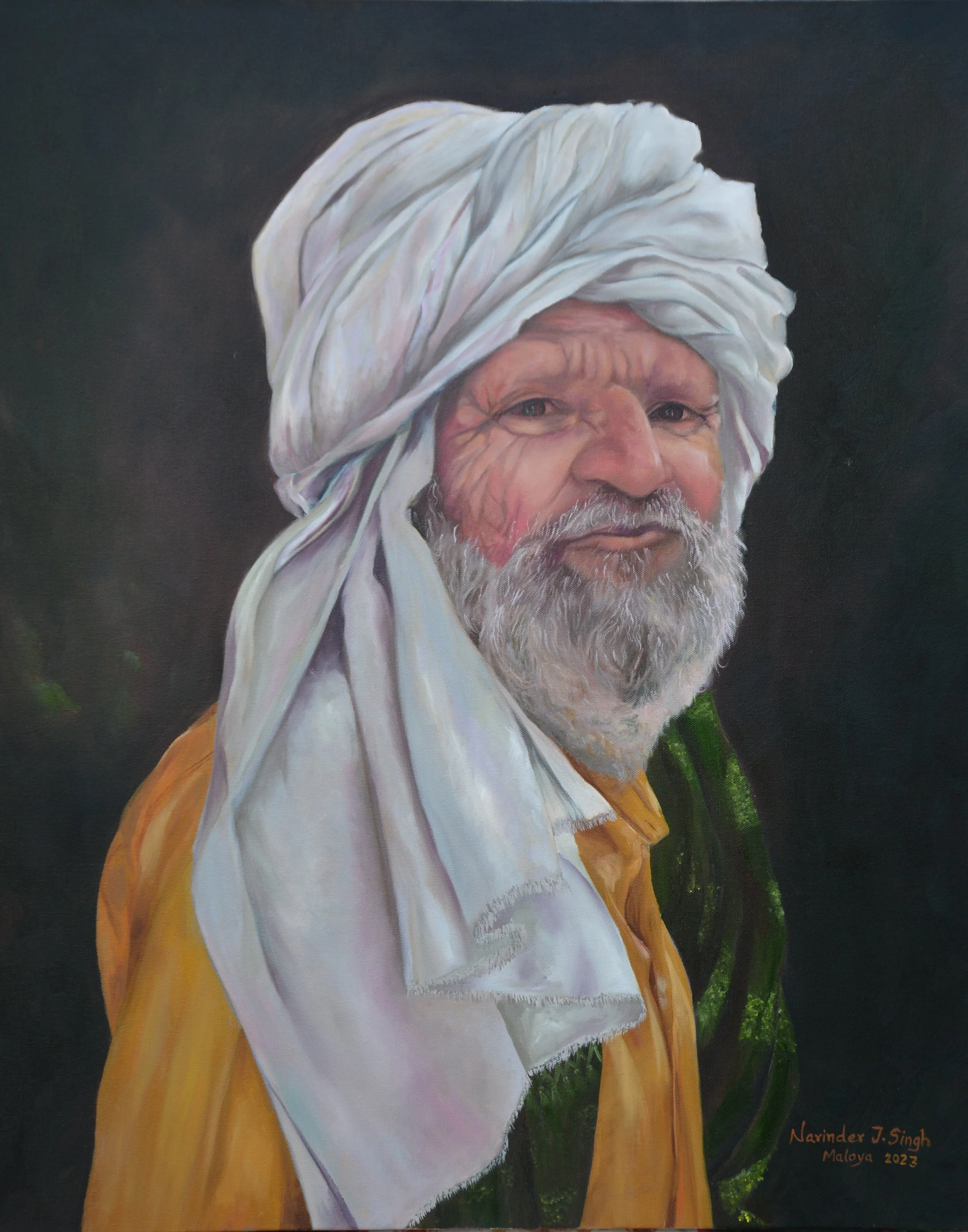 DARVESH, oil on canvas, 24x30in, 30000INR