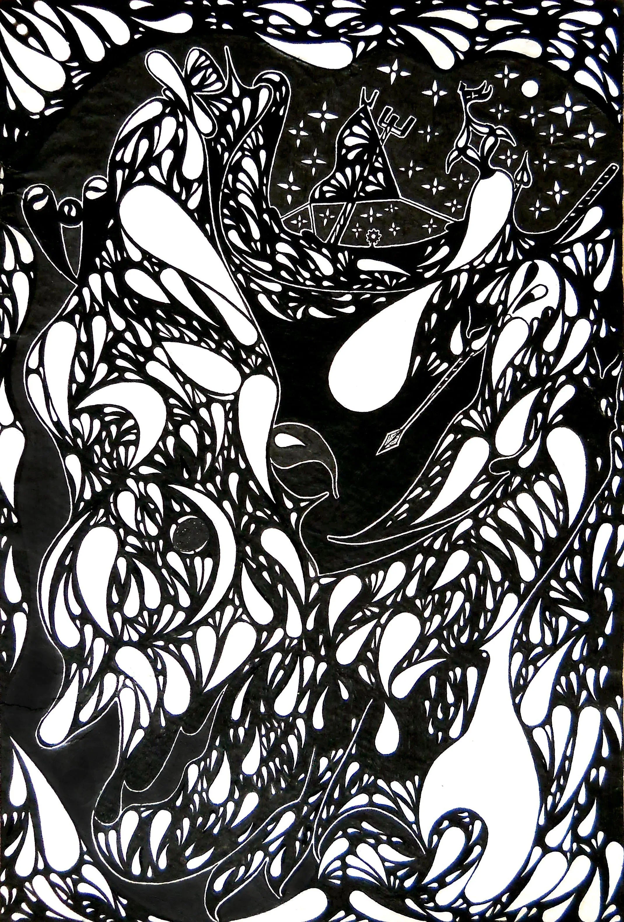 4_Matthew_Morpheus_Slayer of the demons_2008_Gel roll pen on paper_21x29.7cm.jpg