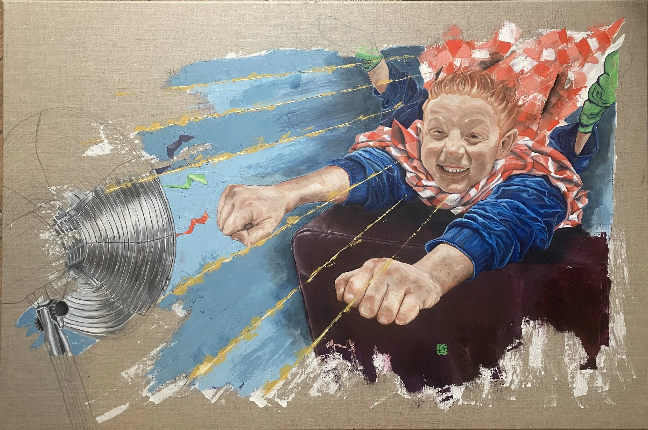 Superman, 120 x 80 cm, Oil on Canvas, 5500 €