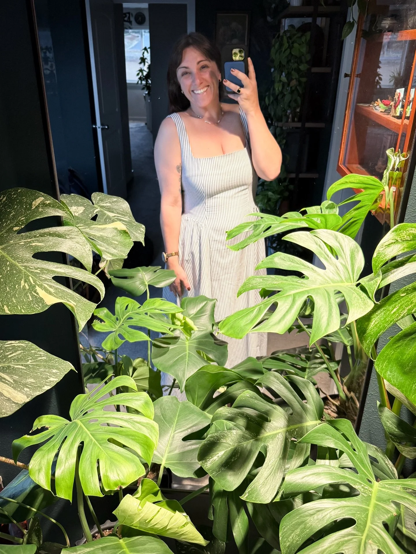 Just a girl with her monsteras feeling super lucky she got nominated for Entrepreneur of the Year two years in a row!