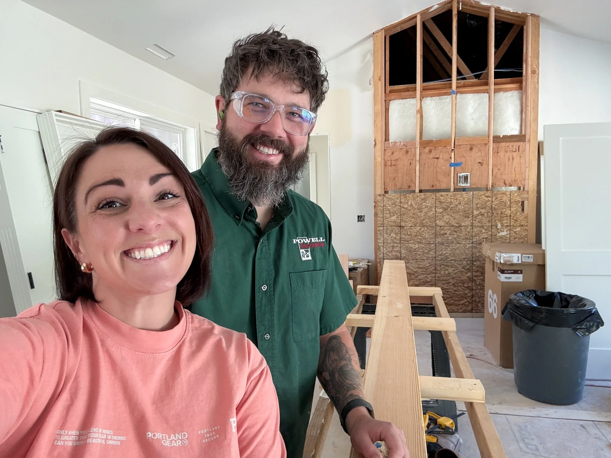 The best kind of job site visit this week! 💕