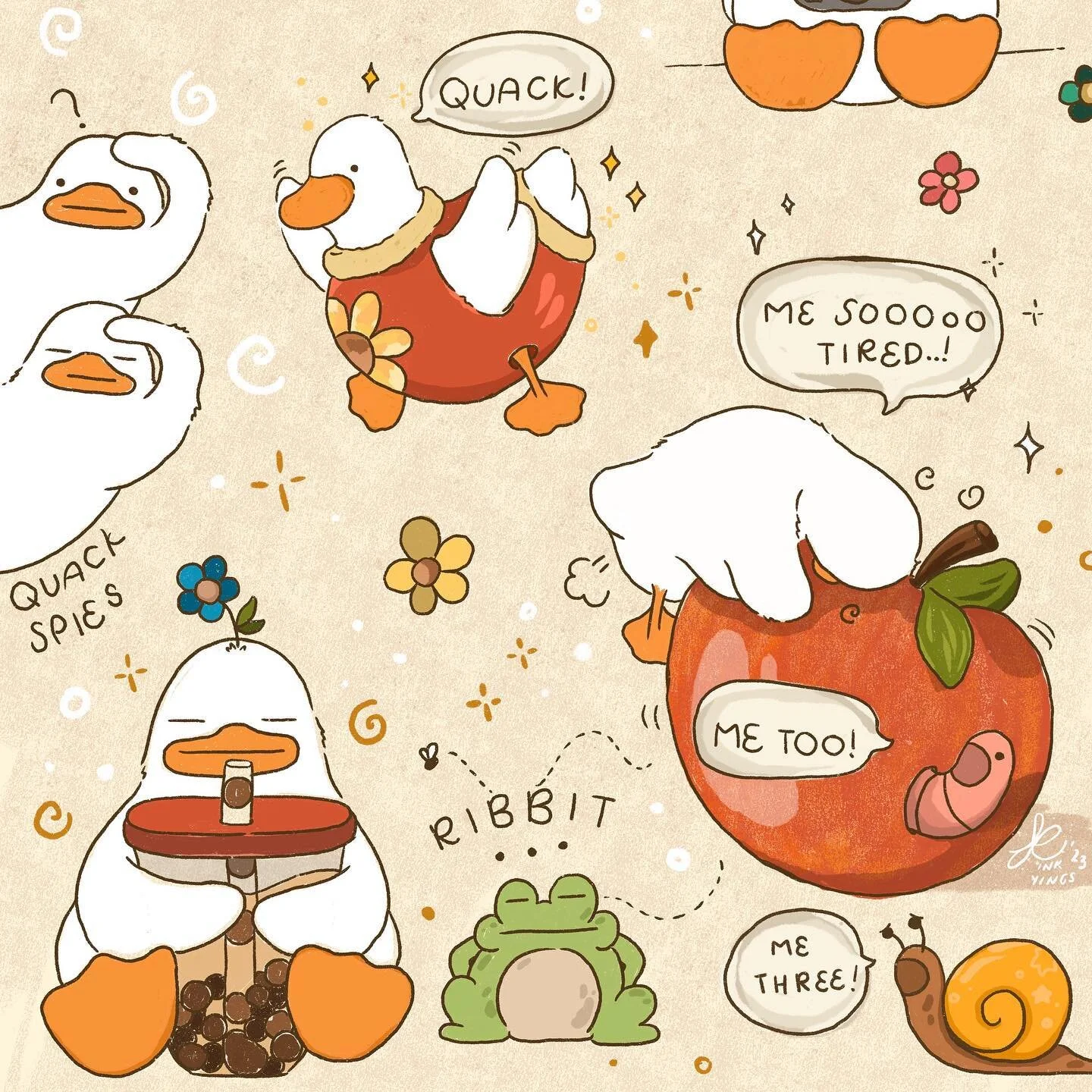 A sneak peak of something I&rsquo;ve been working on, The Daily Ducks. These ducks are just how I feel internally on a daily basis - lazy, tired and did I already mention lazy? 🤪 I mean.. do you ever have moments where you just feel like rolling aro