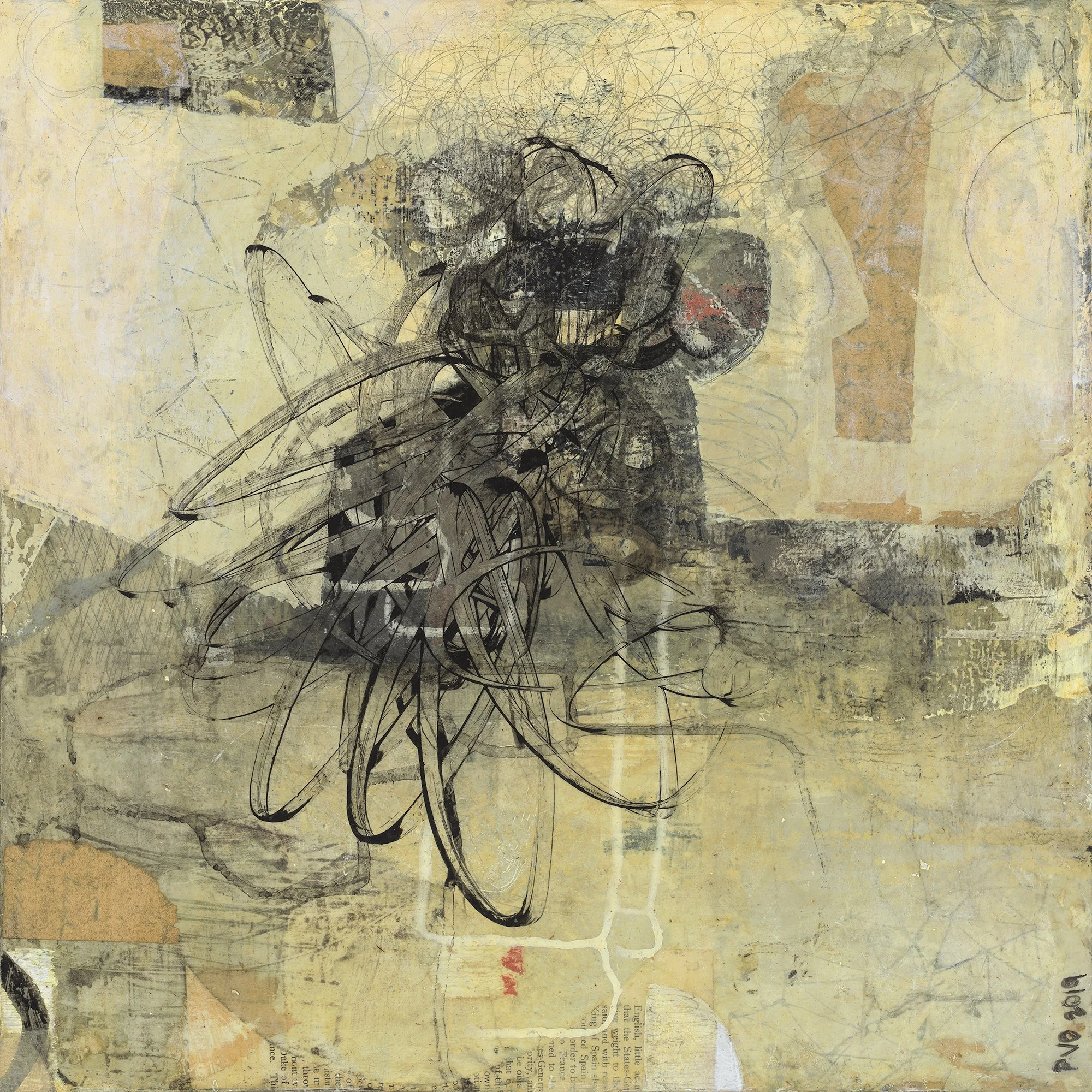 Monkey Mind (7/10), 2019, Gicléearchival inkjet print on watercolor paper, 15x15in, Framed 17.12x17.12in
$650.00