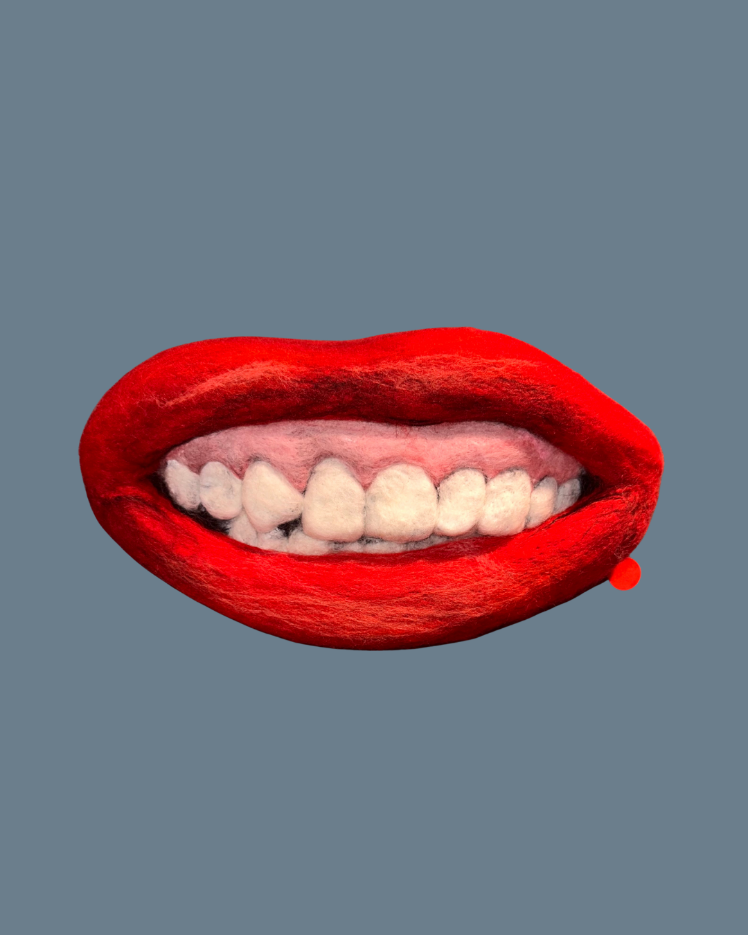 SOLD, 26., Small Size/ Red Series , Wool over felted form