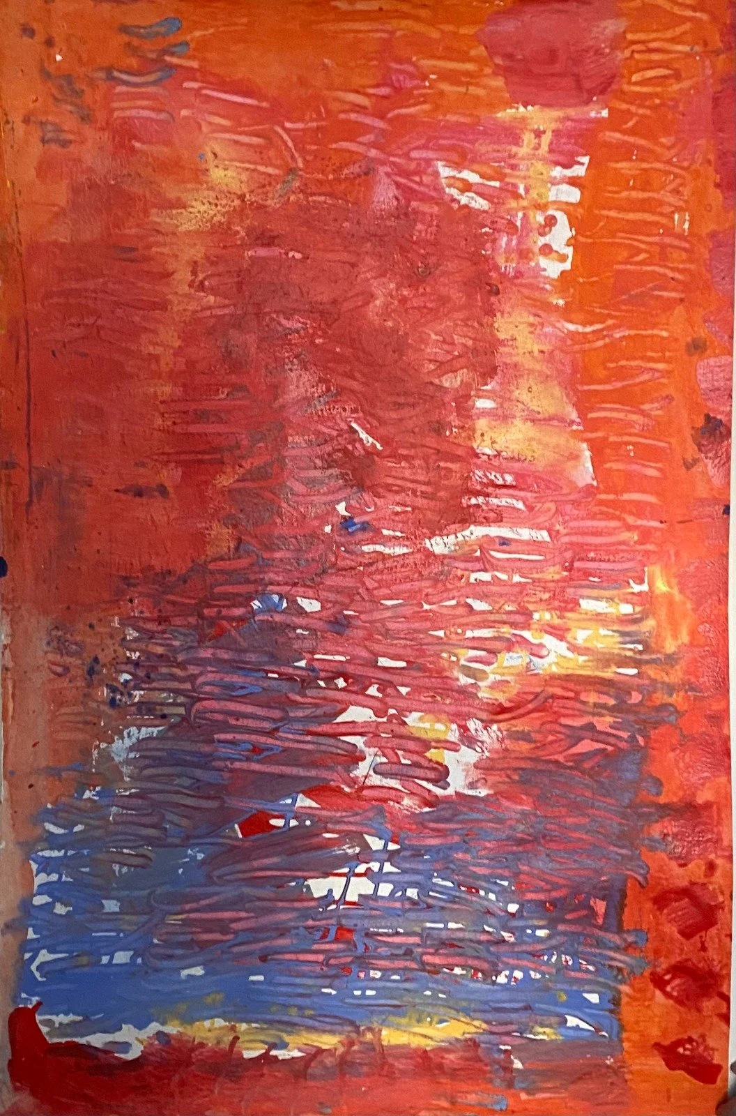 Abstracción18 (Abstraction18), 2026, Mixed media on canvas, 50.5x32.5in 
$3,900.00