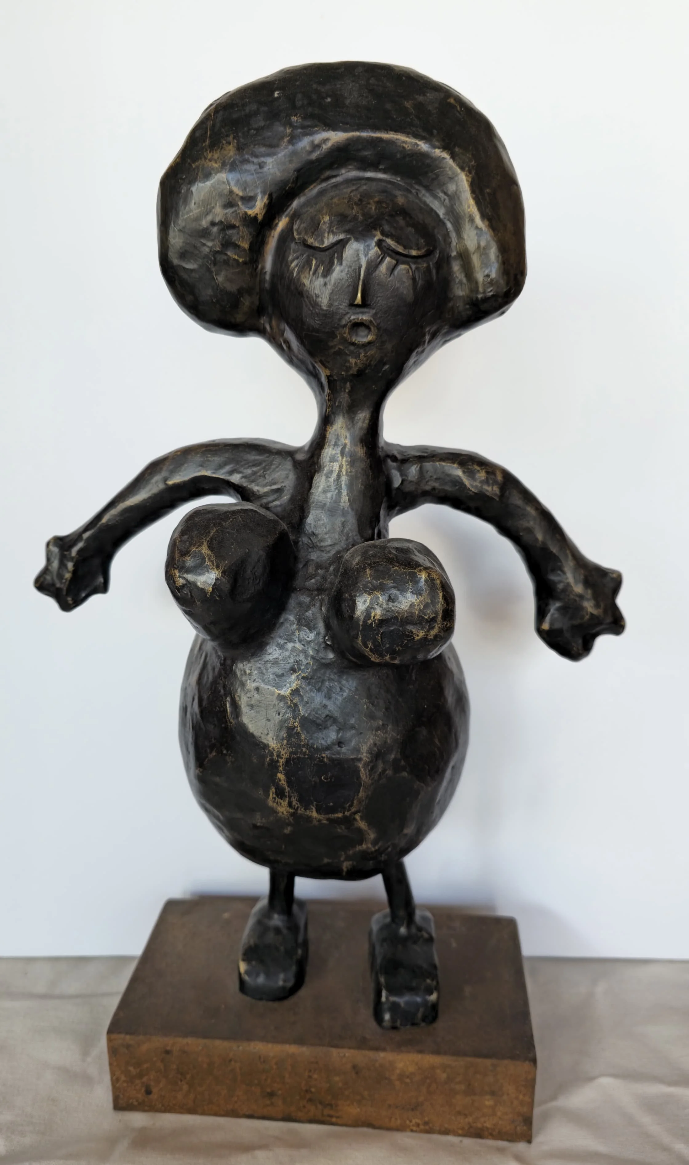 Gabriel (Gabo) Mendoza, Woman, Edition of 8, 2020	bronze on iron base	, 18.50 x 10 x 5.50 in, $2,800