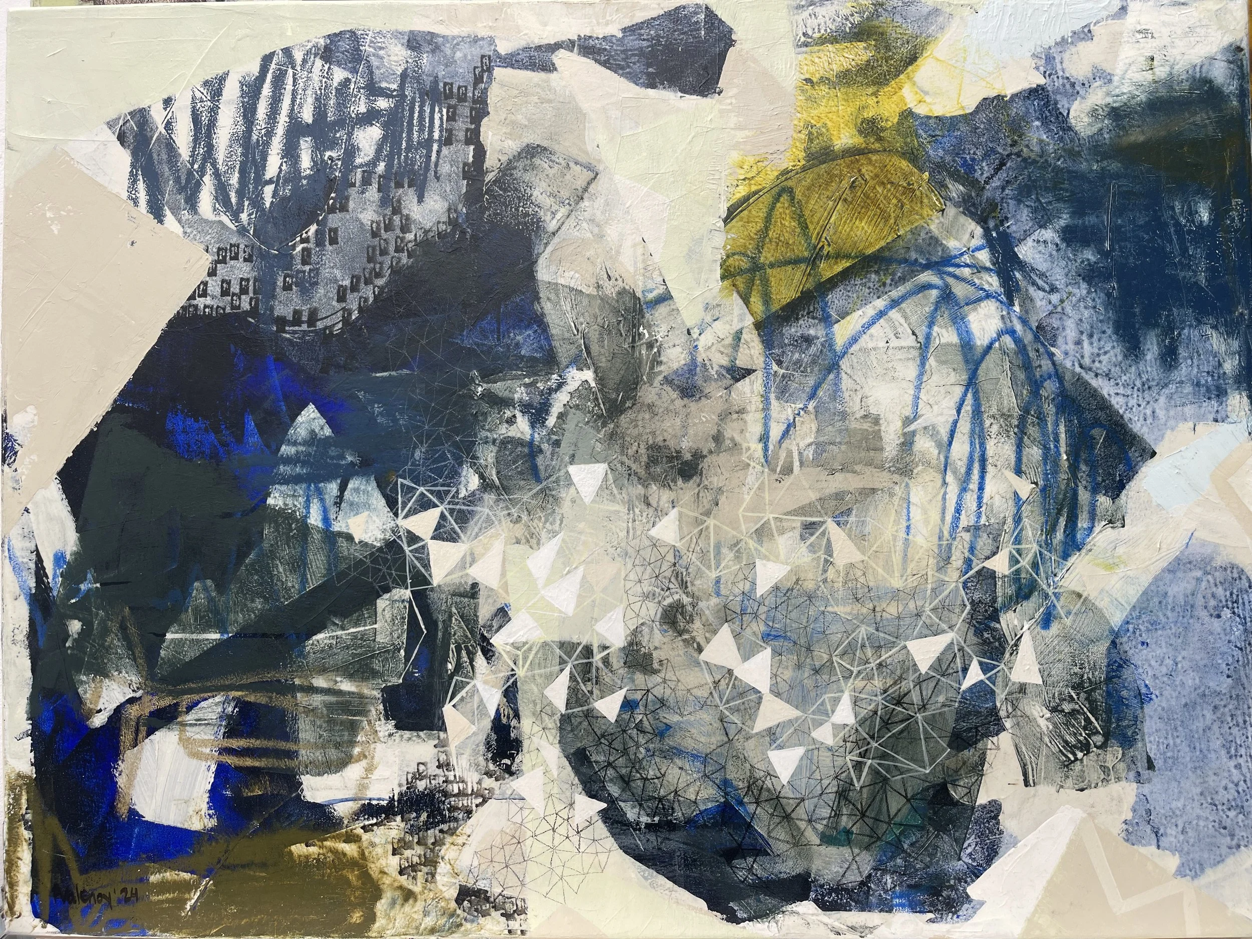 Liminal Space, 2024, Mixed media on canvas
30x40in
$4,300.00