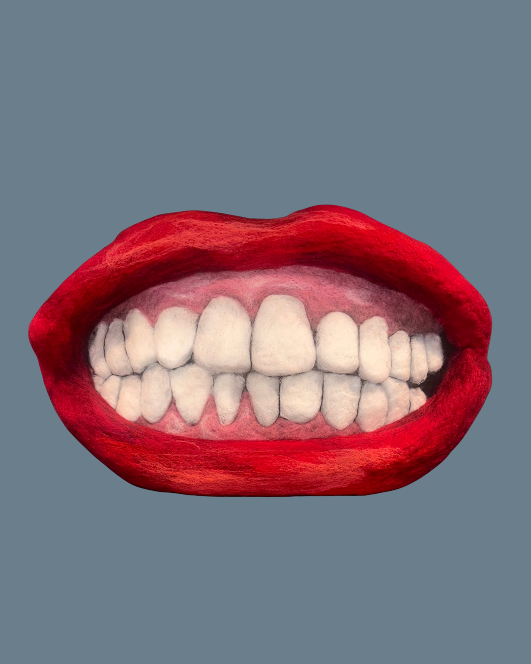 X.X. (red), Medium Size/ Face Series, Wool over felted form, $1,000