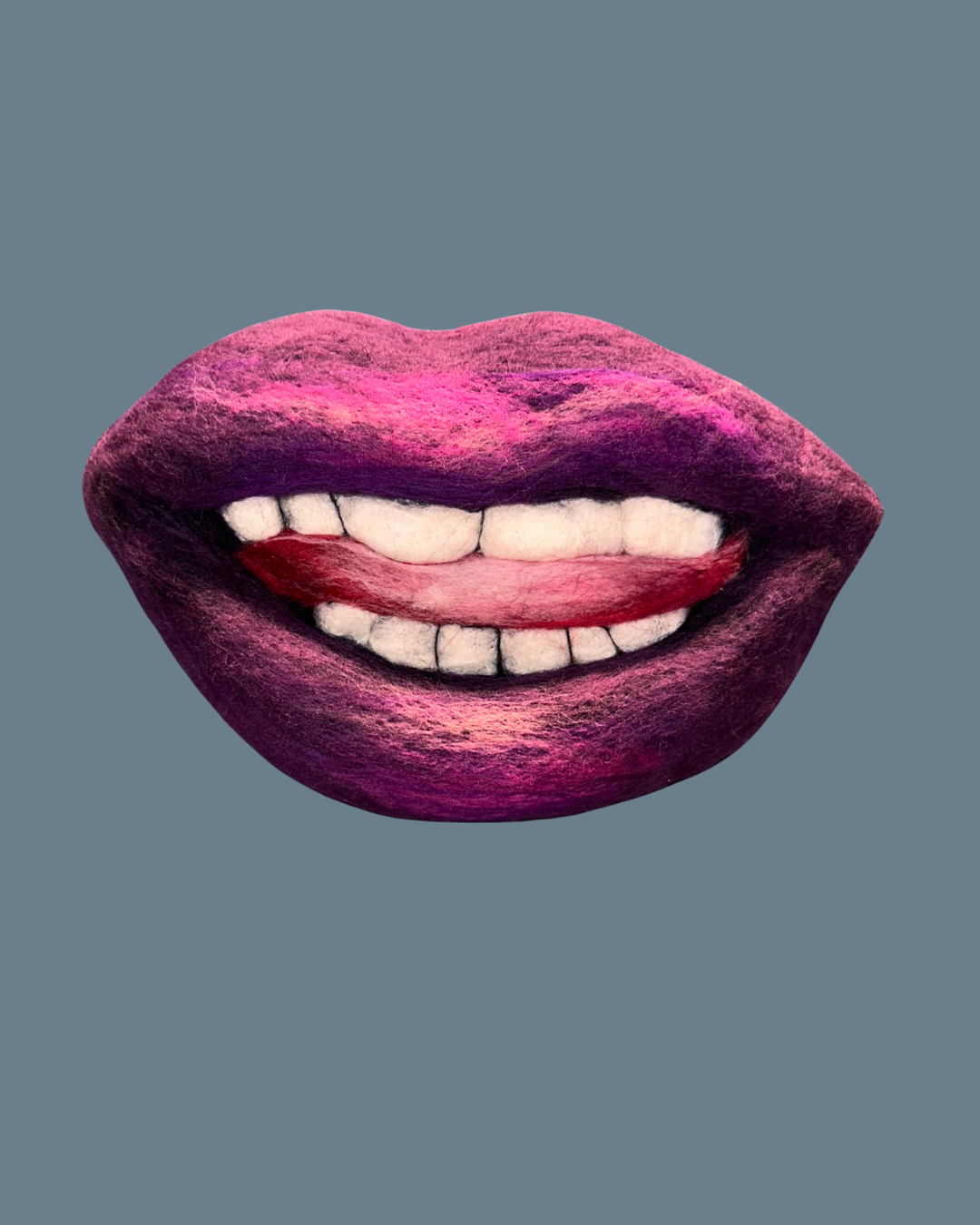 45., Plum/Deep Purple Series , Wool over felted form, $350