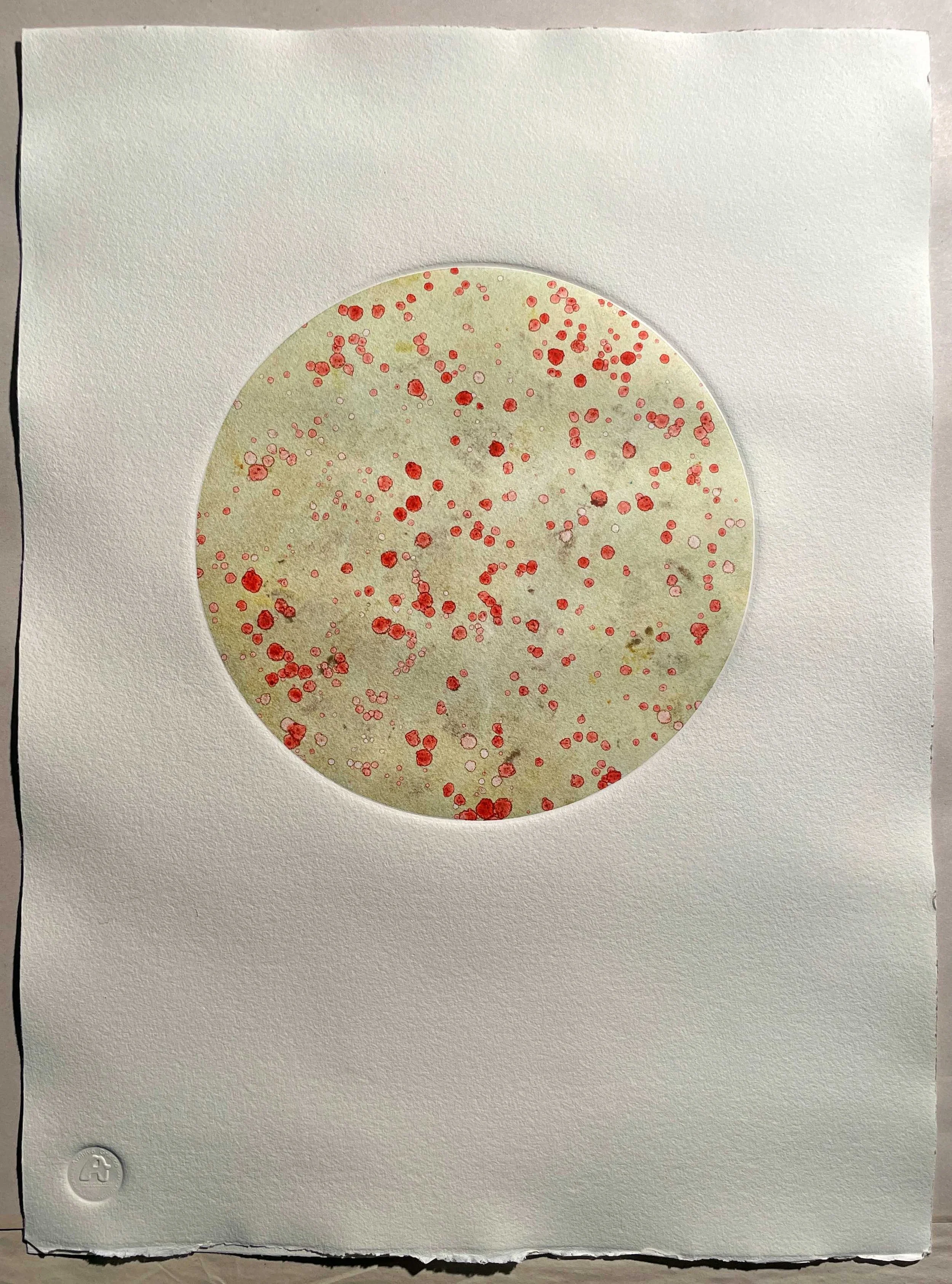 Javier Manrique, Surface #5, Monotype, 2026, 21x15.5, inches, $800