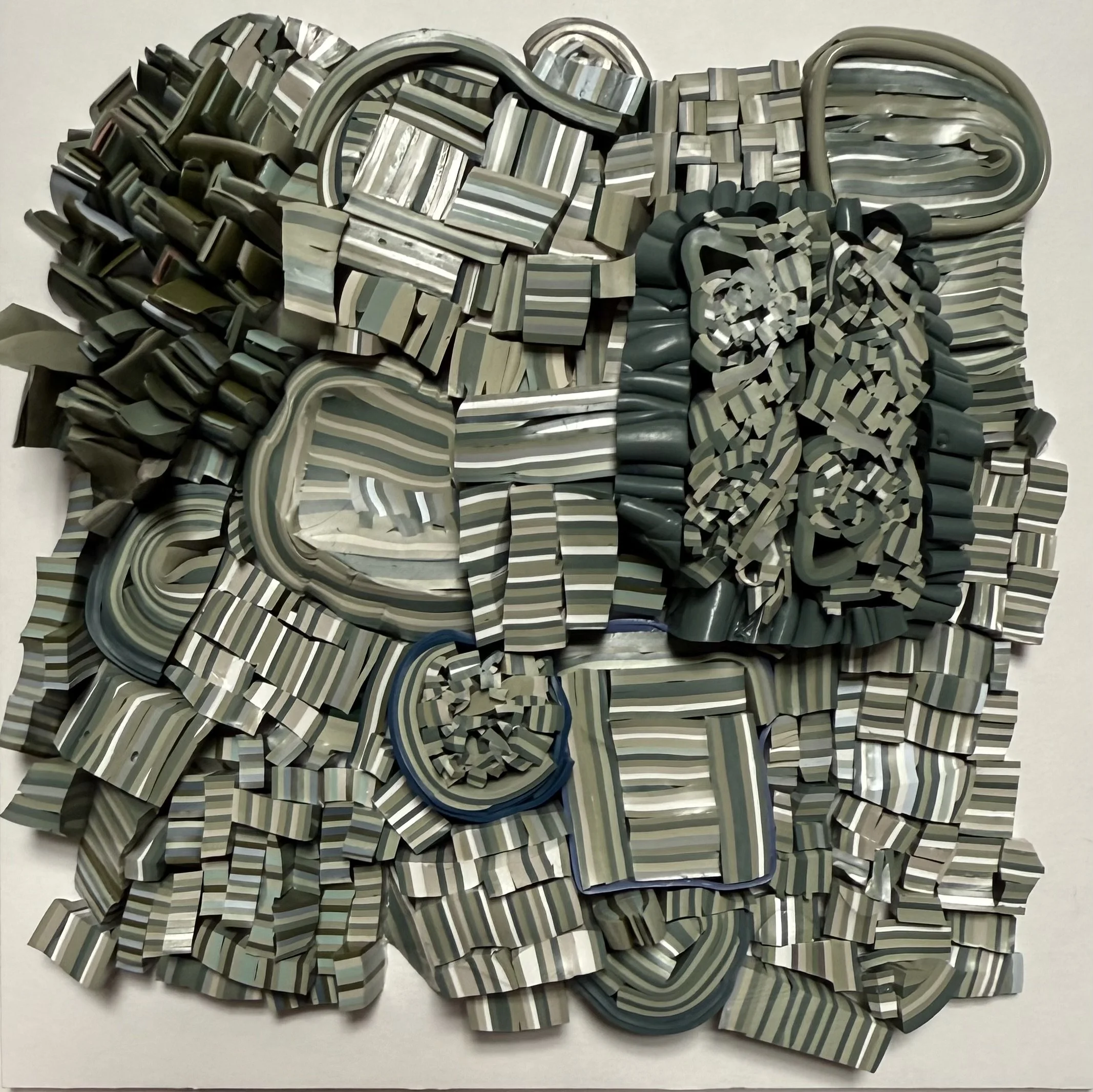 Bussie Parker Kehoe, Lichen Study II, 2025
6.5”x6.5” Framed, Reclaimed house paint on acid free board
SOLD