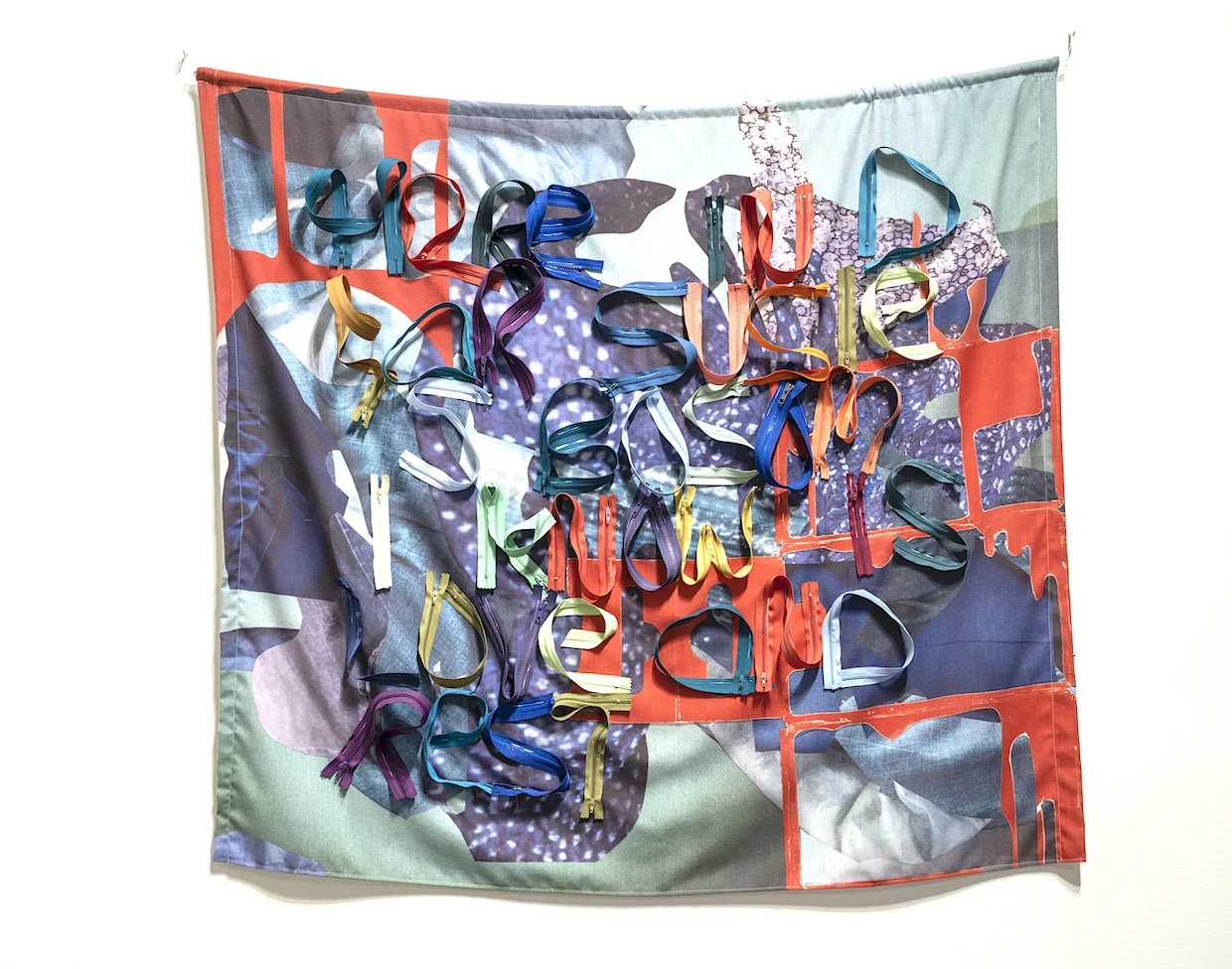 Blue Shift, 2021, Digital print on fabric, zippers, thread, 48 x 48 x 3-½ inches
$1,000
