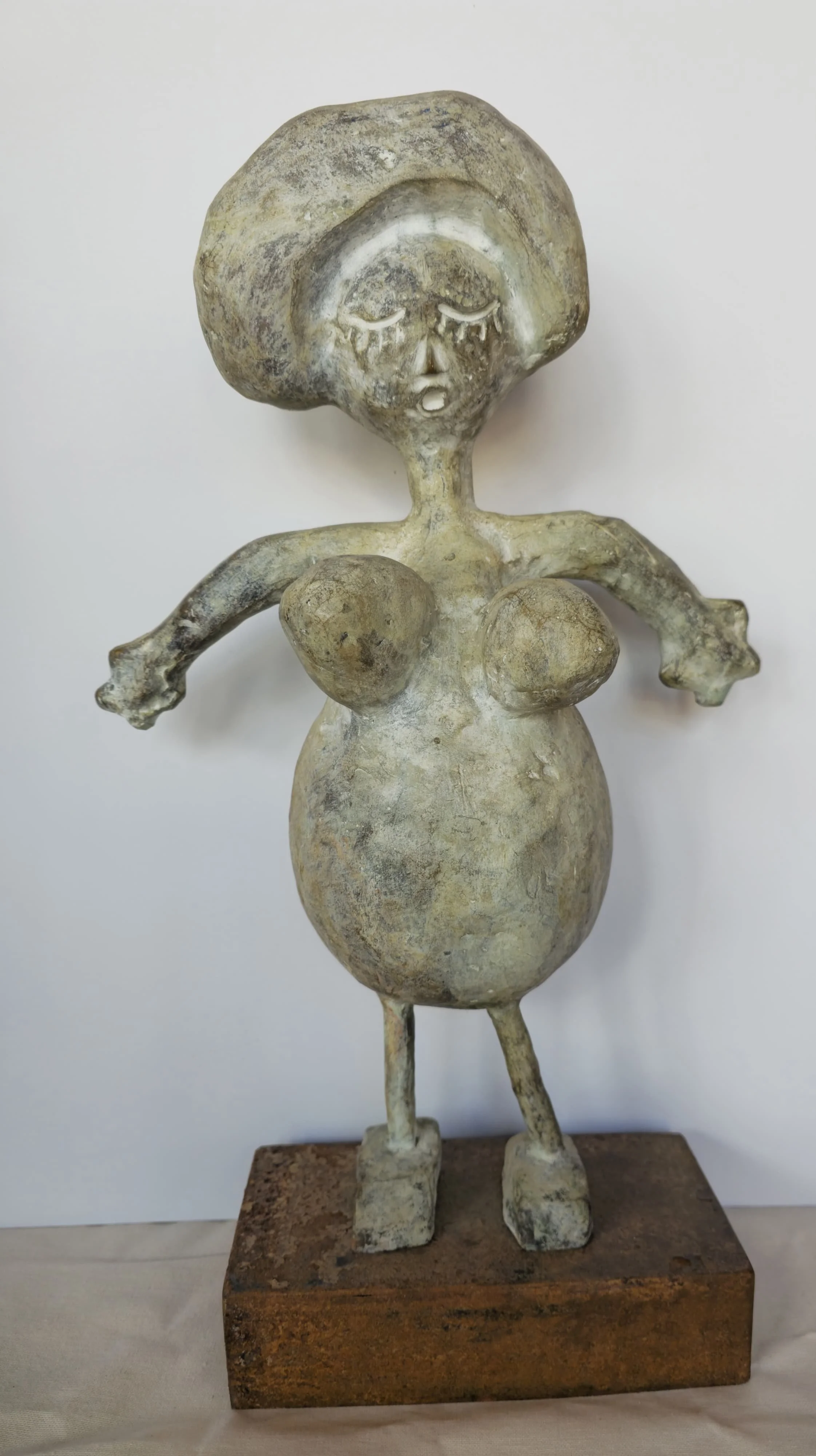 Gabriel (Gabo) Mendoza, Woman, Edition of 8, 2020	bronze on iron base	, 18.50 x 10 x 5.50 in, SOLD