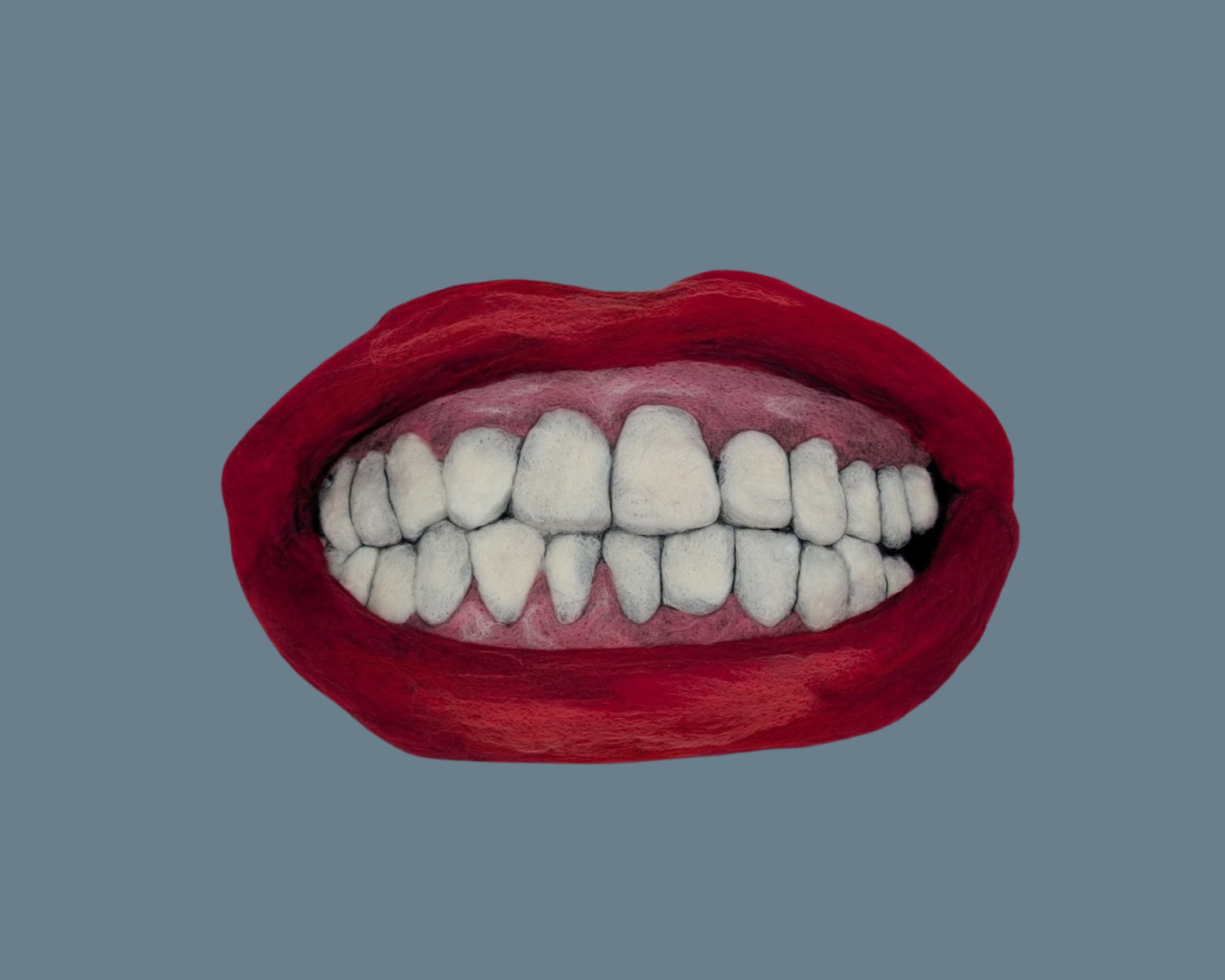 M., Medium Size/ Face Series, Wool over felted form, $1,000