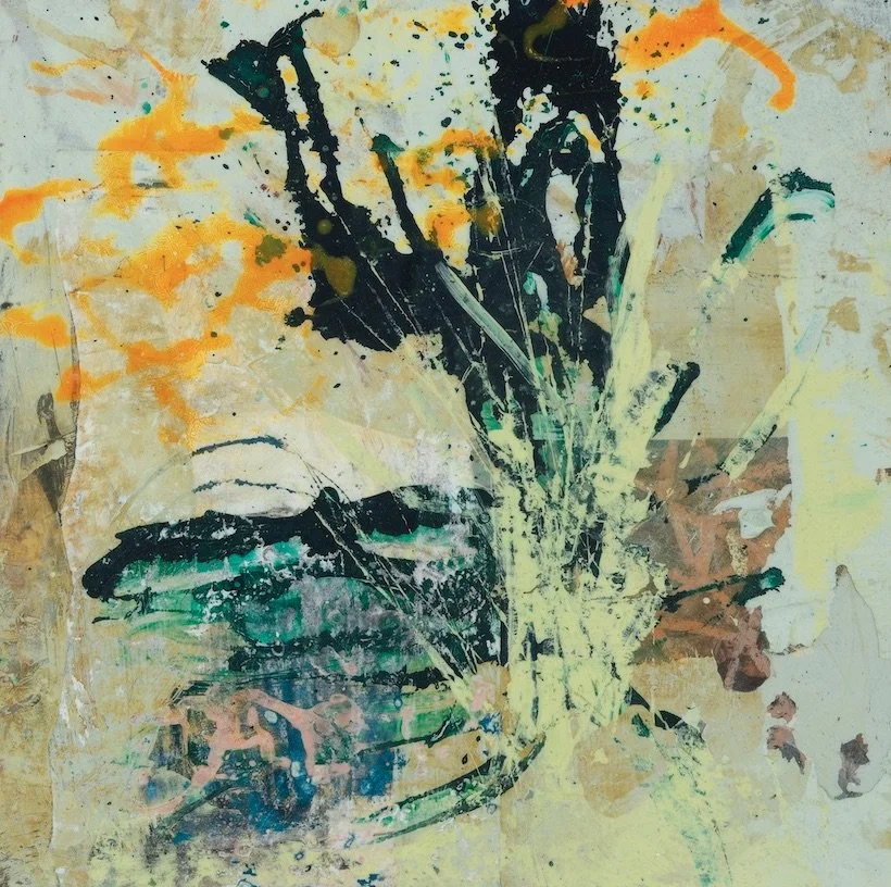 Flowers for Me, 2022, Acrylicand mixed media on panel, 12x12in, Framed 13x13x1in
$800