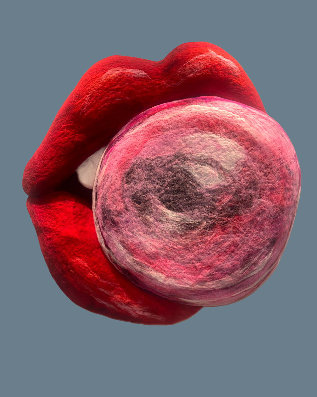 Bubble Gum (large), Wool over felted form, $3,200
