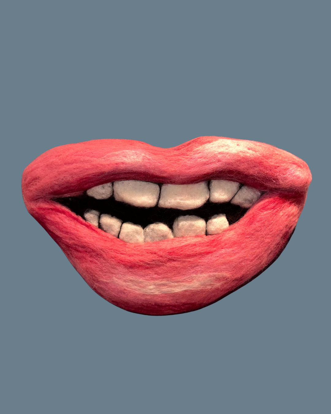 SOLD, 7., Small Size/ Rose pink Series , Wool over felted form