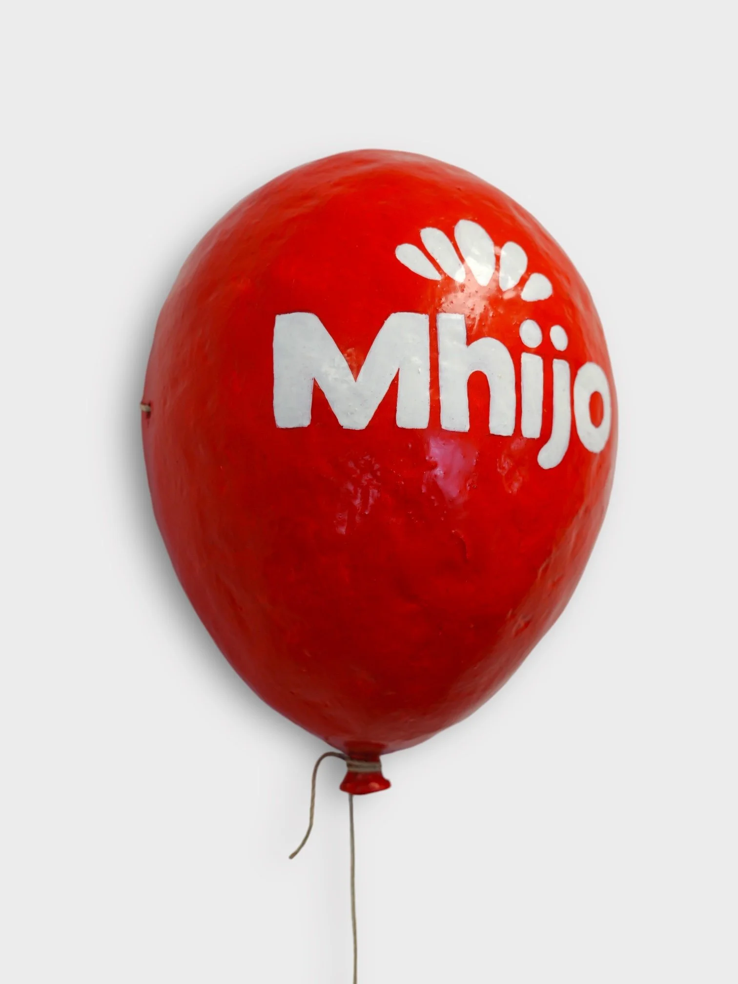 Mhijo, 2024, Paper Mache, Acrylic Paint, Artist Resin 10 x 7 x 5 in.