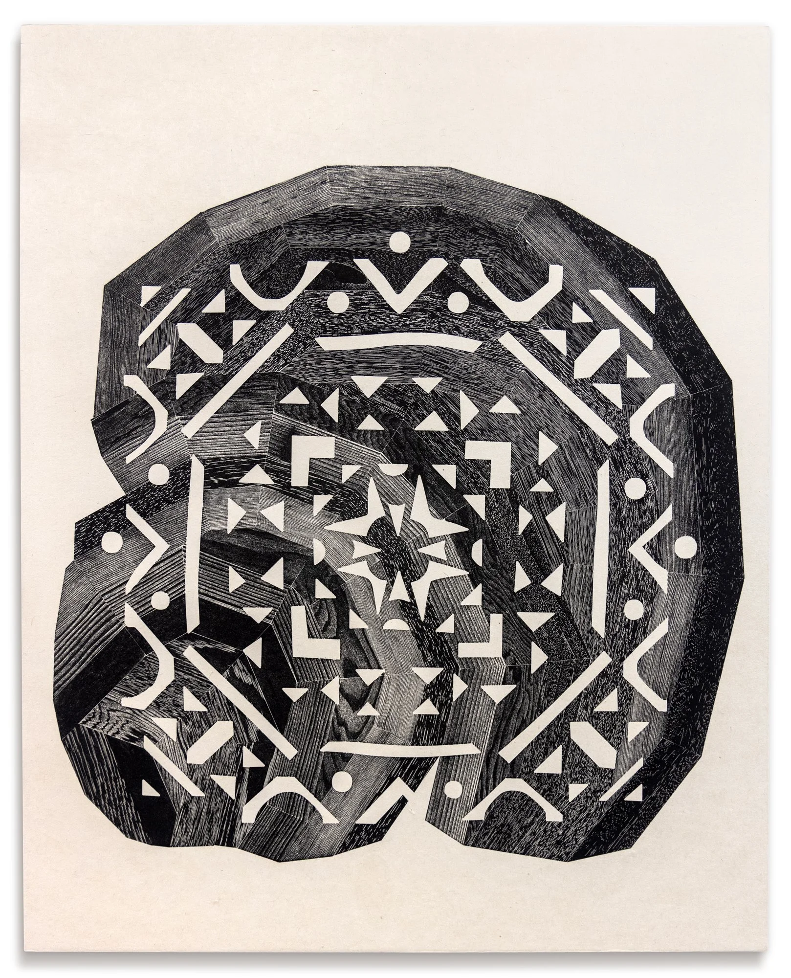 Gentleness #1, 2026, 24 x 30 in
Relief print on okawara paper
$1000 