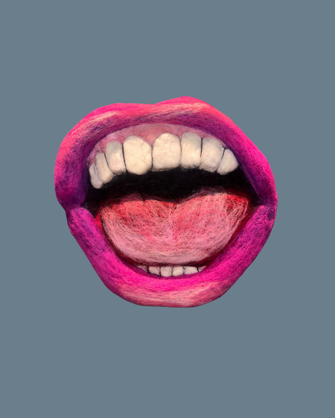 SOLD, 33., Small Size/ Magenta Series , Wool over felted form, $450