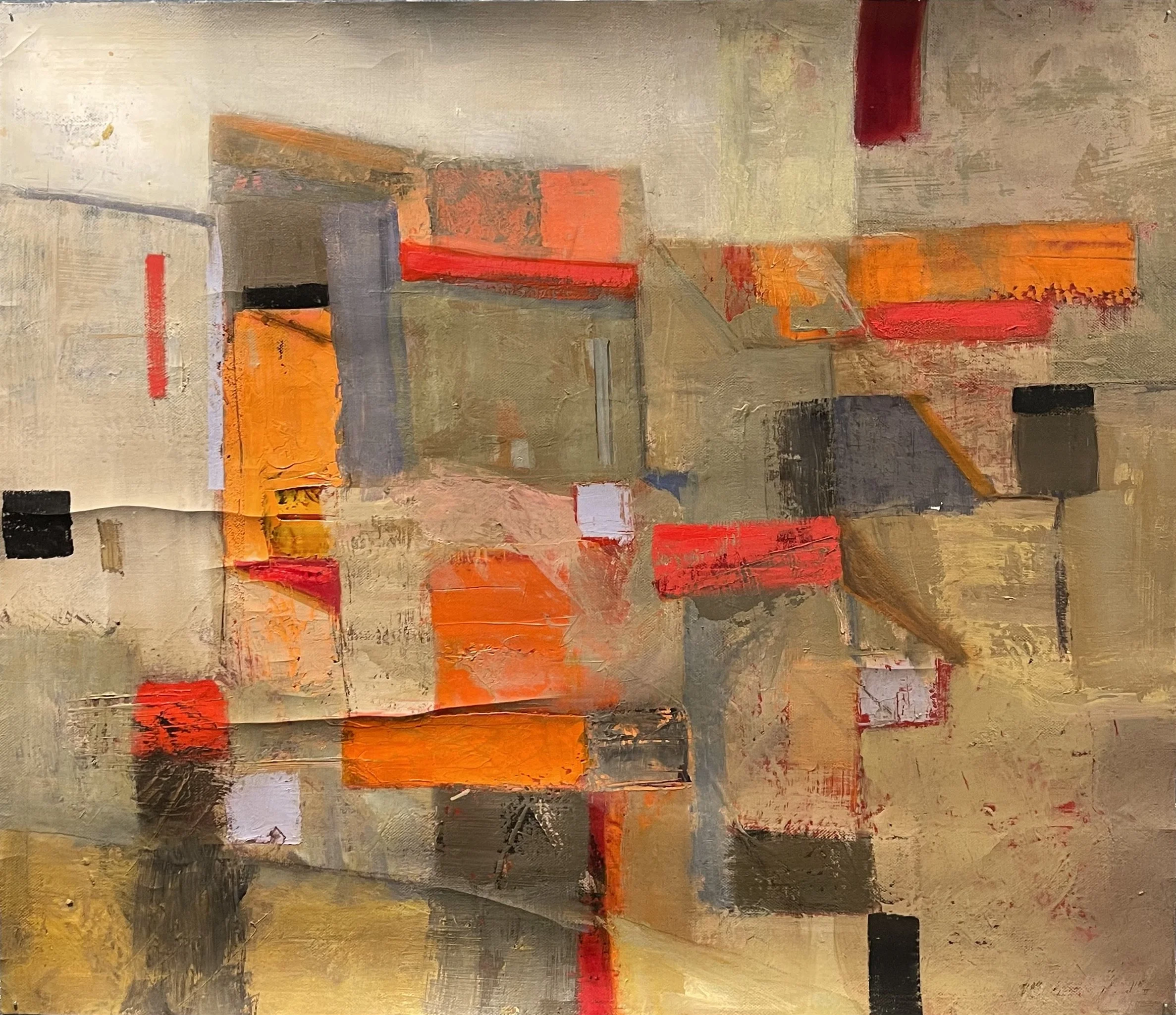 Armoníaurbana12,  (Urban Harmony12), 2022, Mixed media on canvas, 23x26.75in
SOLD