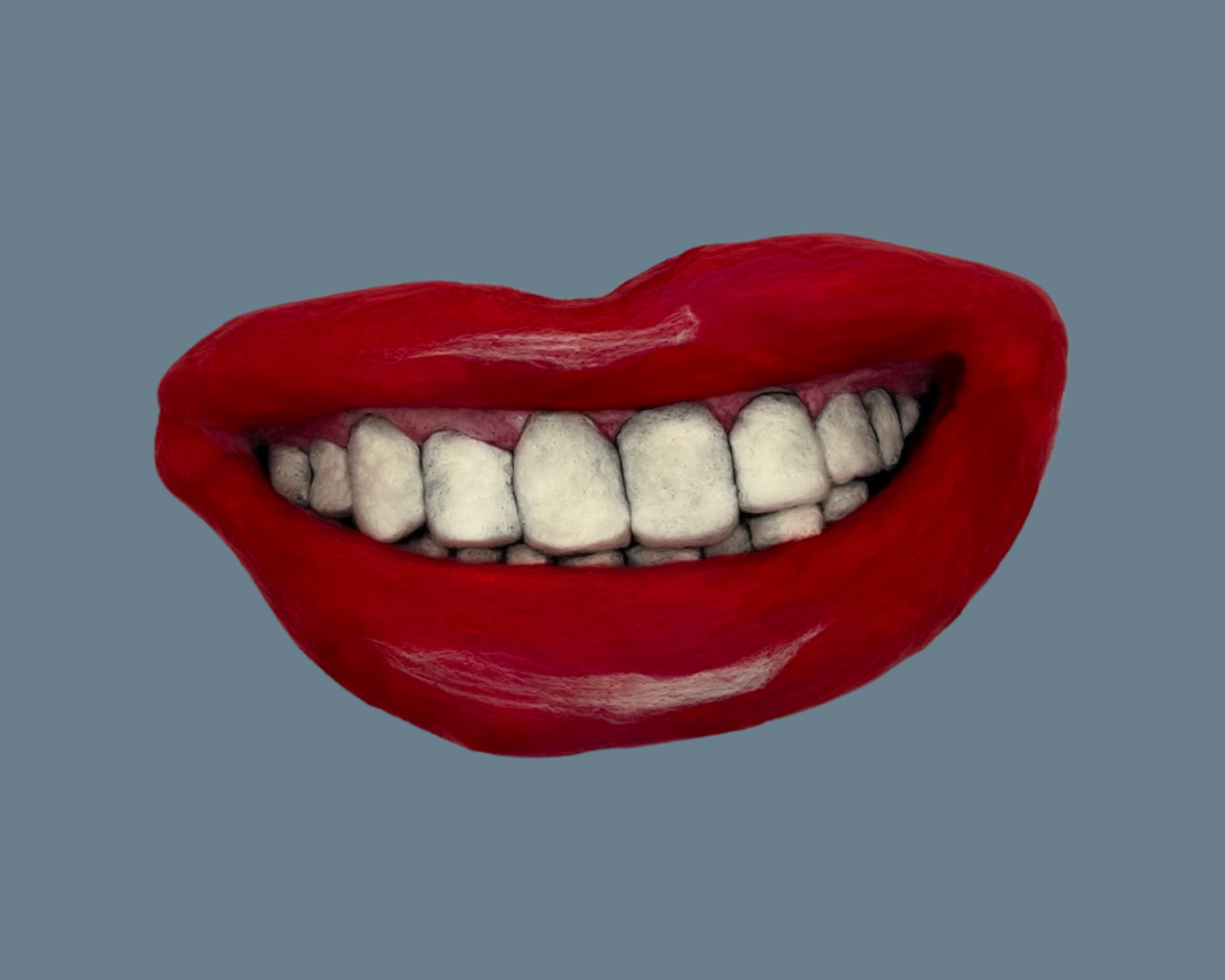 J.S., Medium Size/ Face Series, Wool over felted form, $1,000