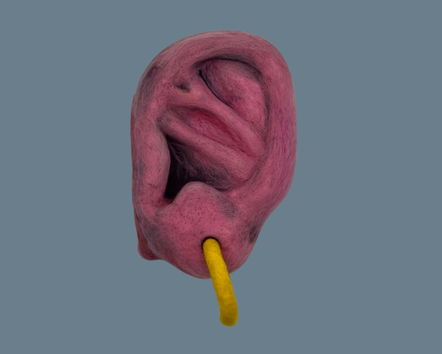 Ear, Wool over felted form, $600