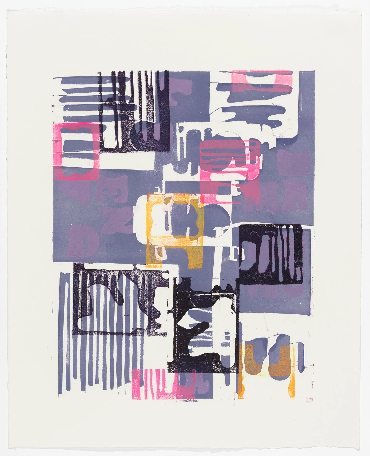 Yes, yes, sisters! I’m tired of being in the closet because of the women’s movement! Karla Jay,
1970, 2023, 14-¾ x 18-⅛ in., Monoprint