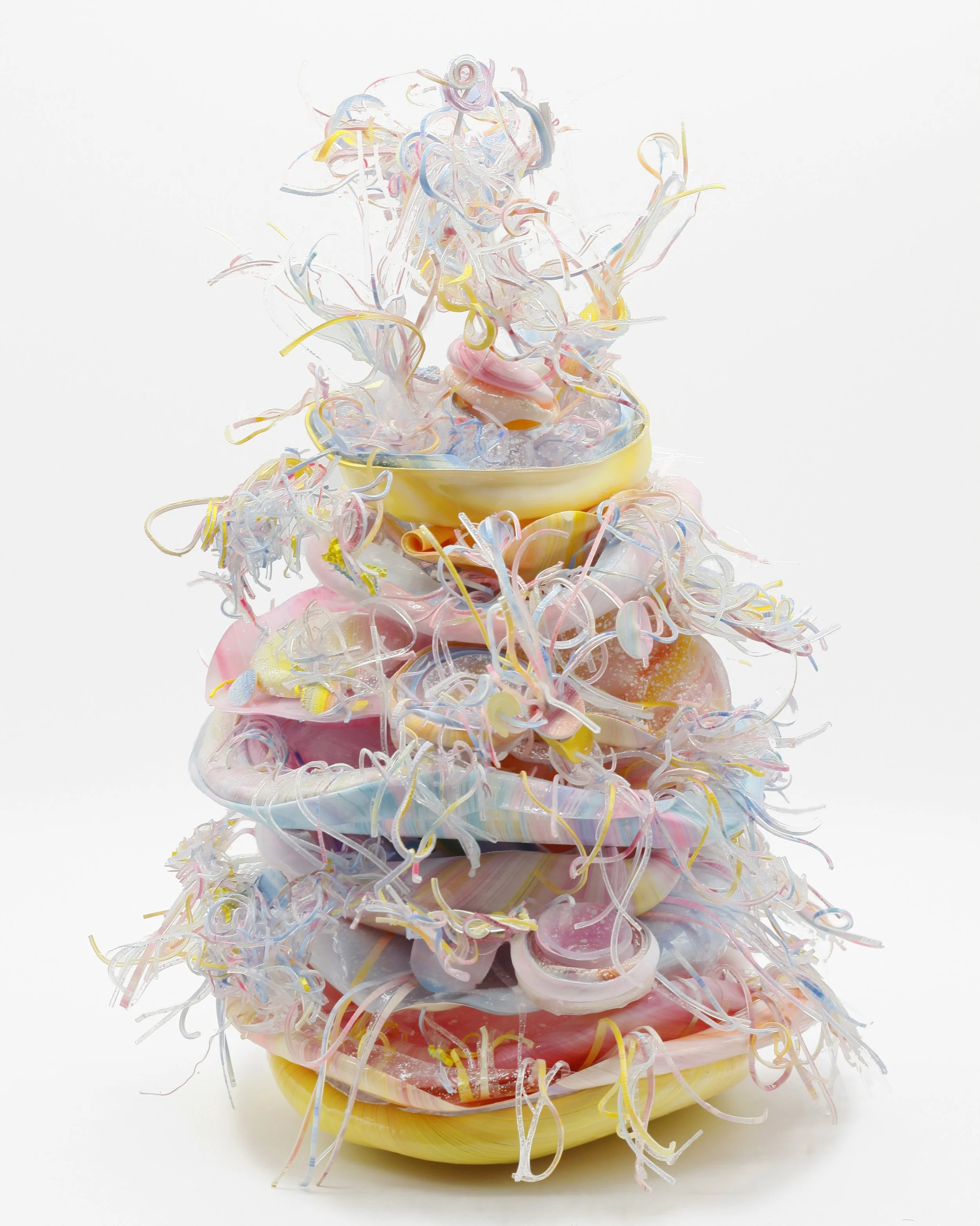 Brent Hayden, electric pestilence cake, 2021, polystyrene, 20” 
$1200
