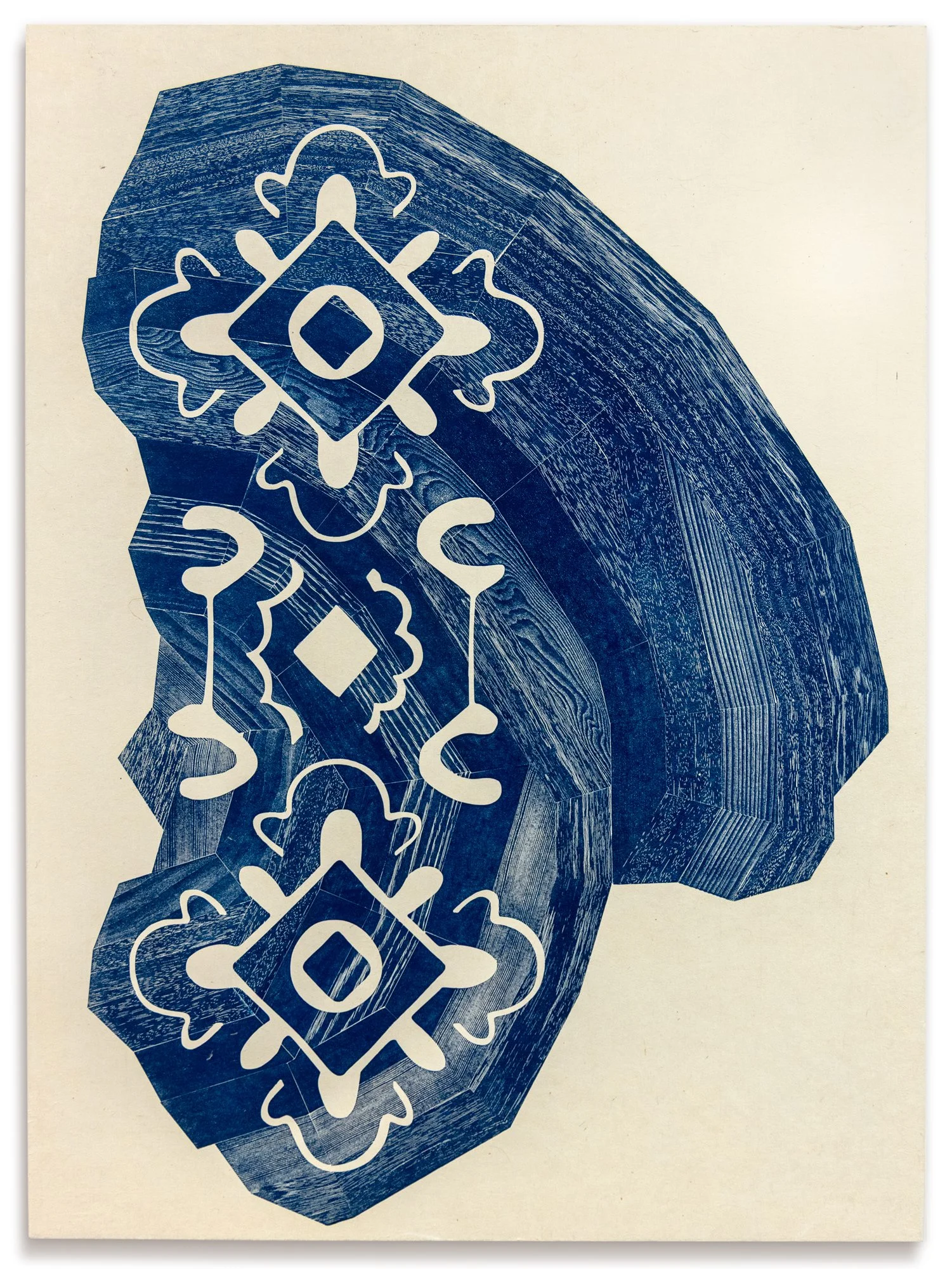 Gentleness #4, 2026, 22 x 30 in.
Relief print on gampi paper
$1000