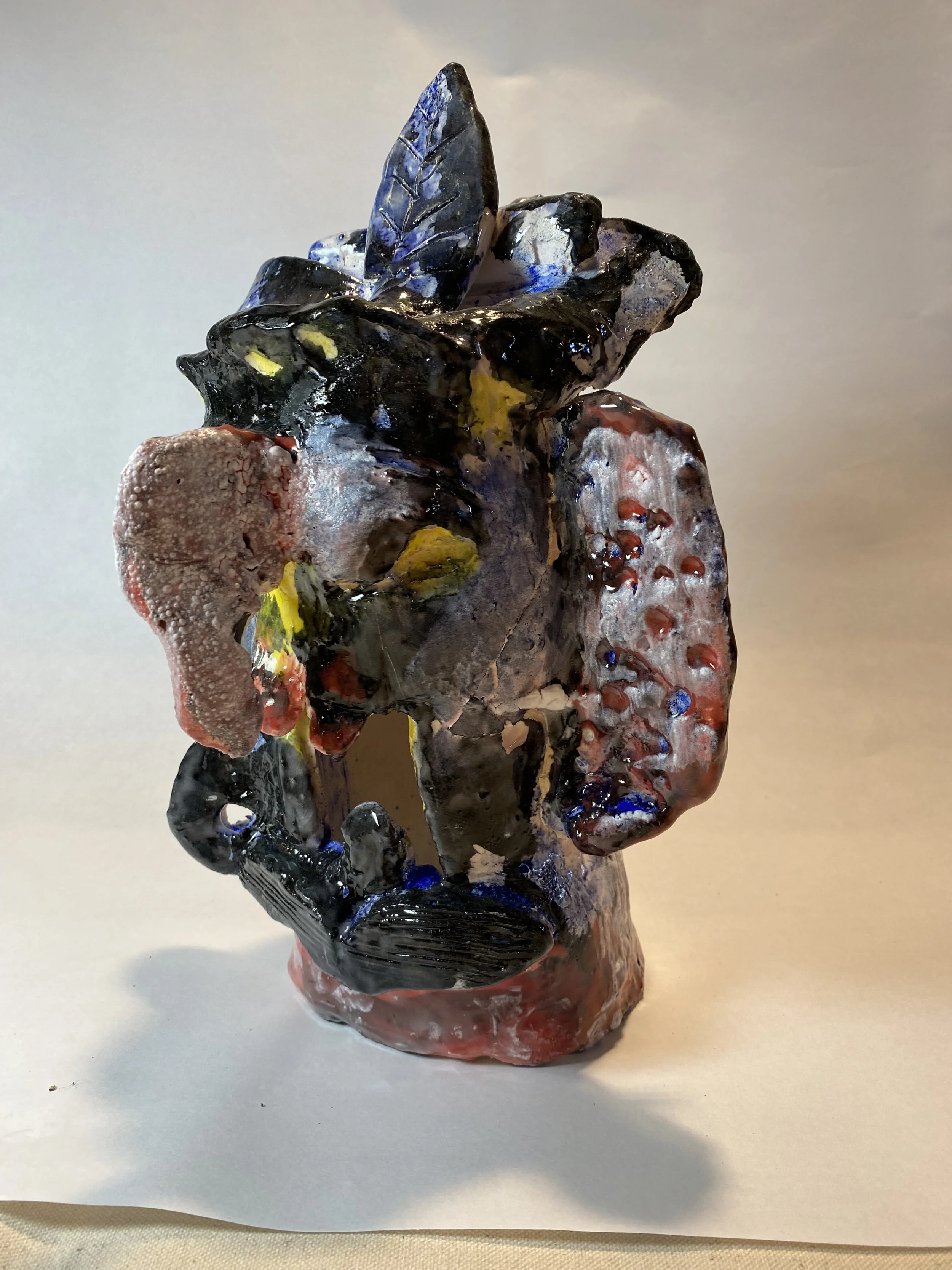 Big Ears Face, 2025, Clay, 9 x 8 x4"