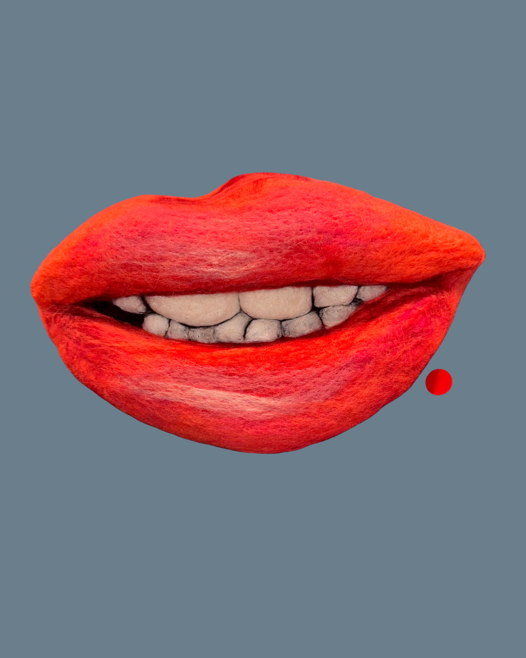 SOLD, 15., Small Size/ Coral Series , Wool over felted form