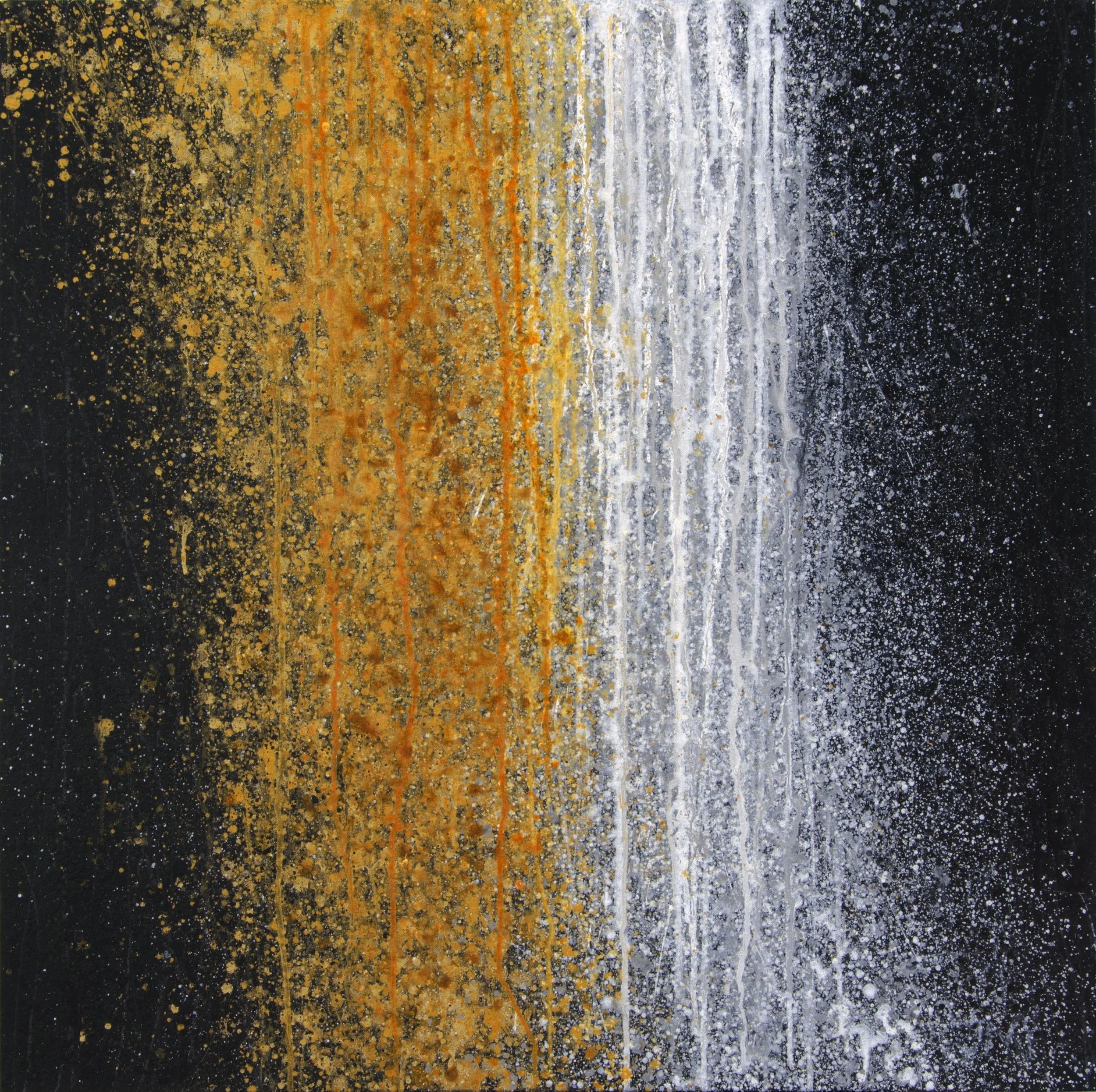 Javier Manrique, The Other, 2025, acrylic on canvas, 36 x 36"