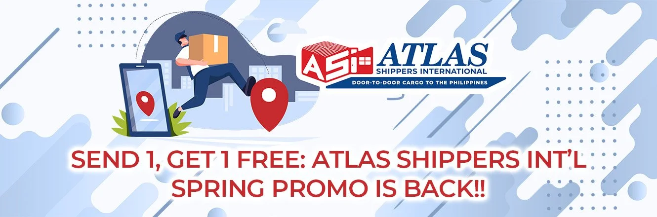 Send 1, Get 1 FREE: Atlas Shippers International Spring Promo is back