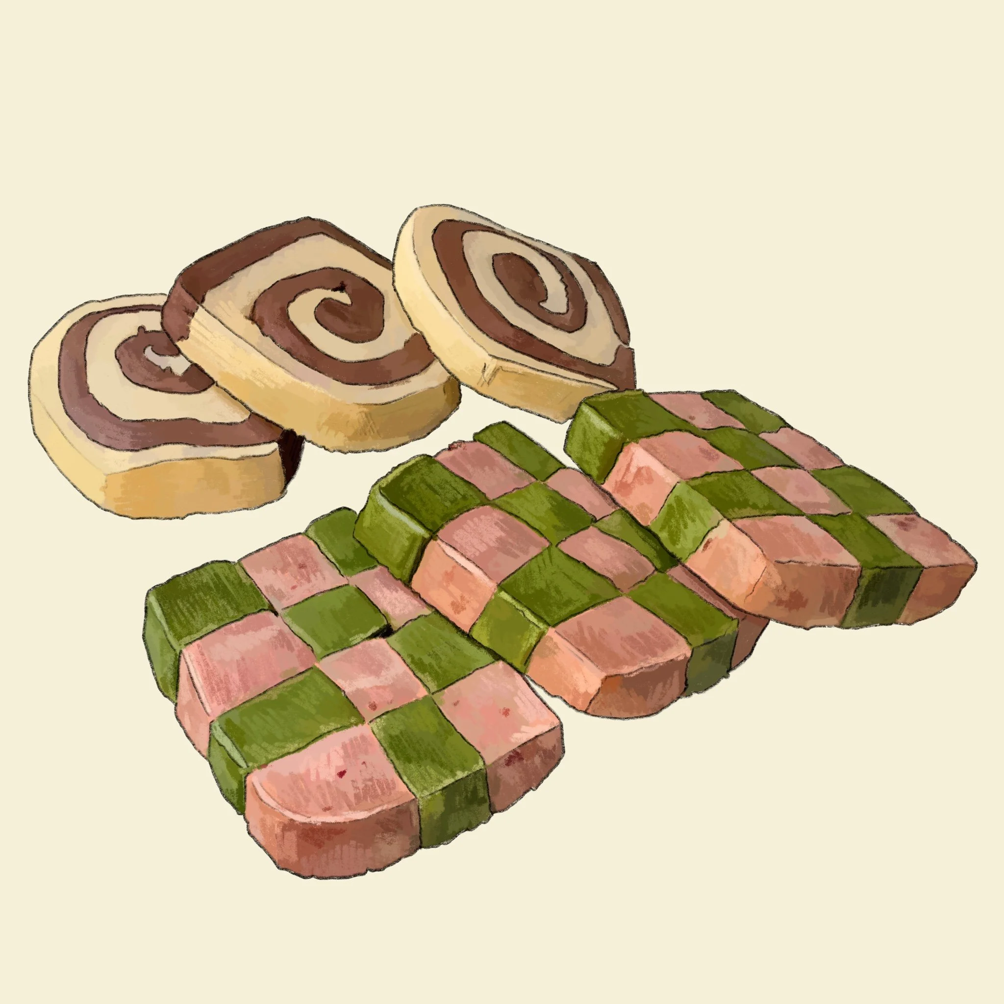 Flavored Shortbread Cookies