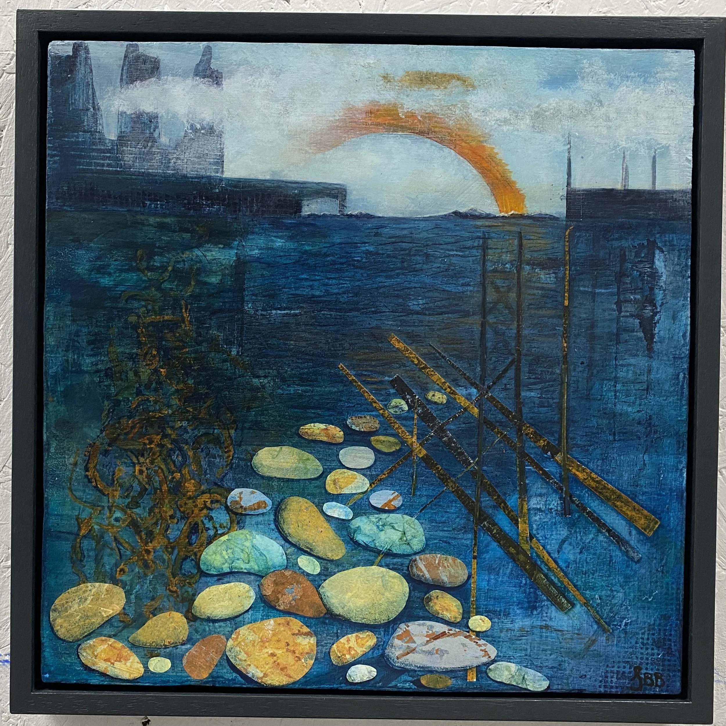 Untitled
Mixed Media on Plywood, 12"x12”