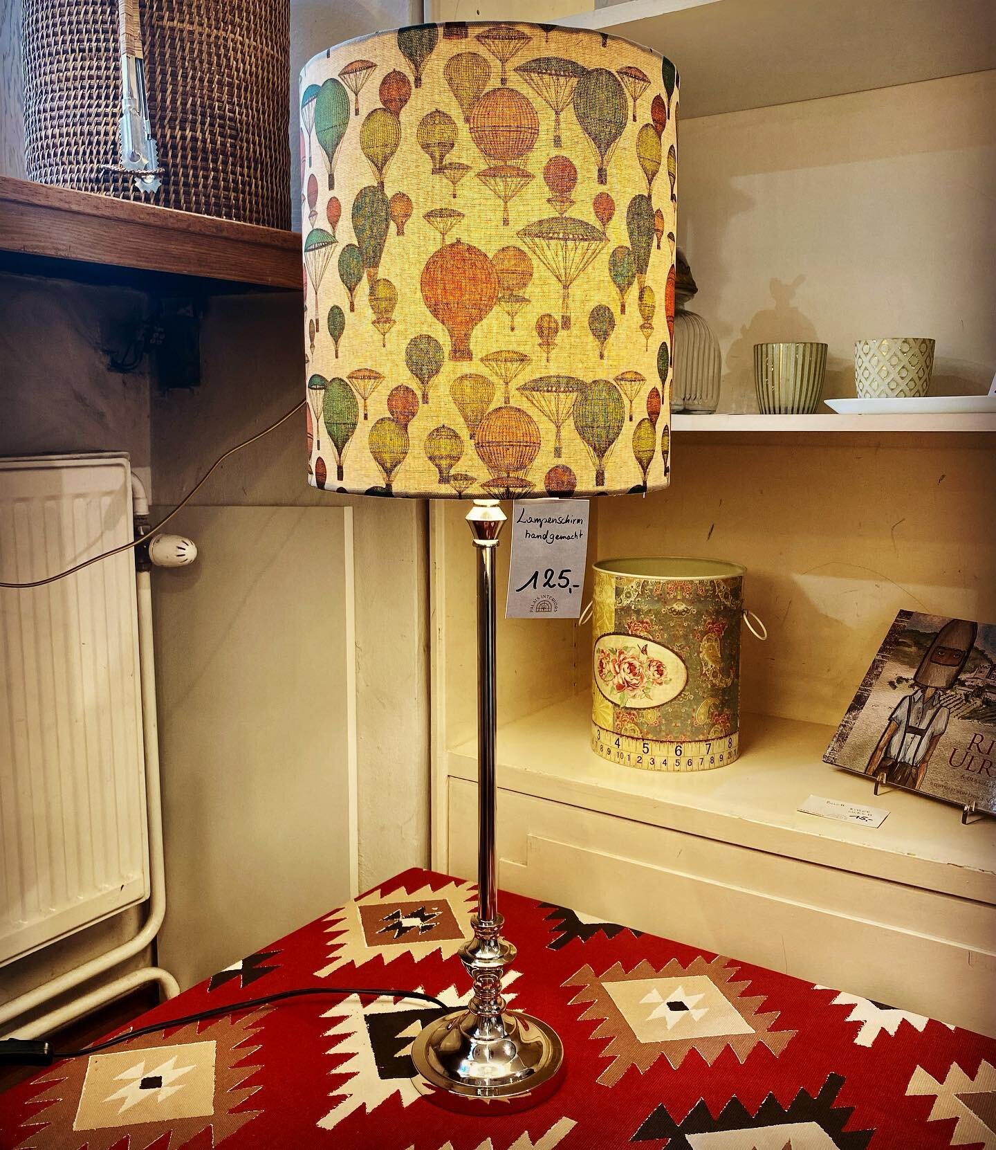 One of our newest lamps! Hot air balloon lampshade #lamp #lampshade #vienna #interiordesign