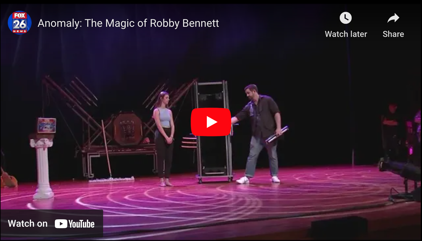 Magician Robby Bennett at The Hobby Center - FOX 26 Houston