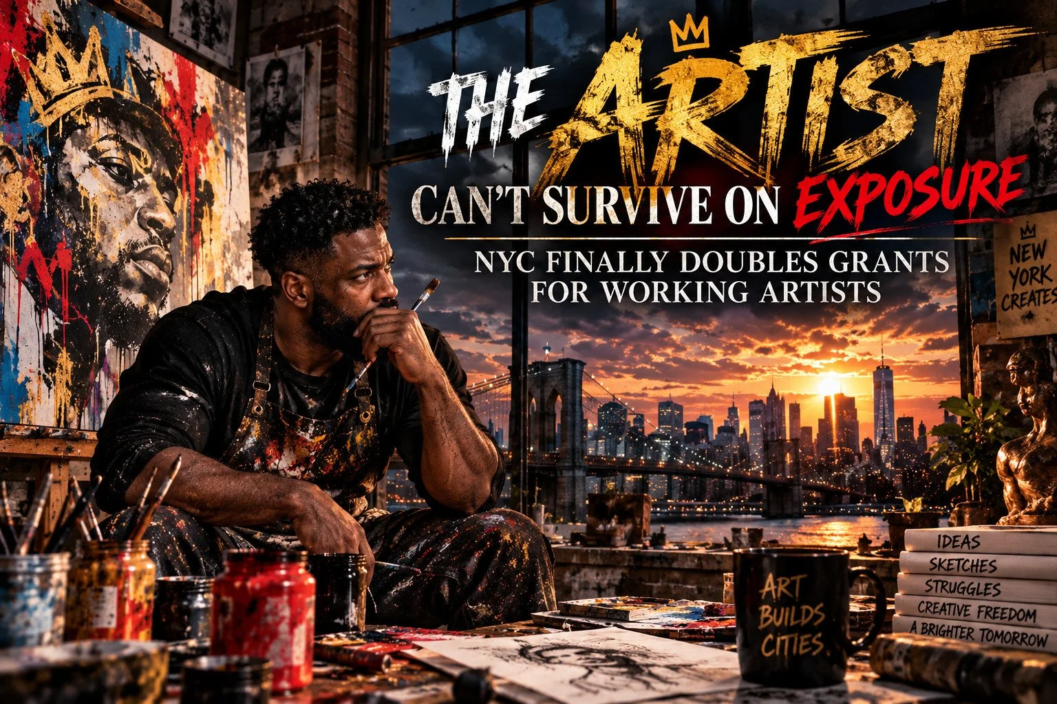 The Artist Can’t Survive on Exposure: NYC Finally Doubles Grants for Working Artists