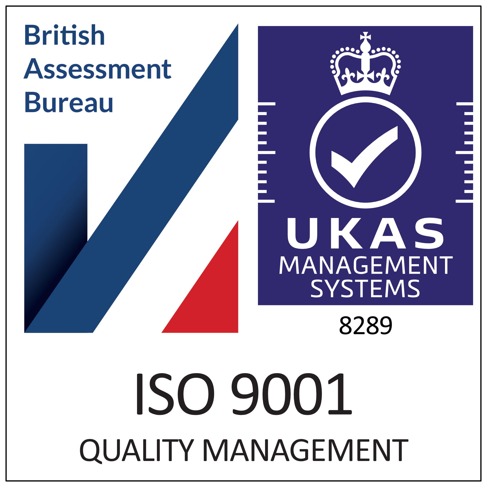 ISO 9001 Quality Management System Logo