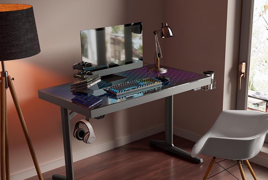 Eureka Ergonomic 尤里卡 RGB炫光音乐电竞书桌1.jpg
